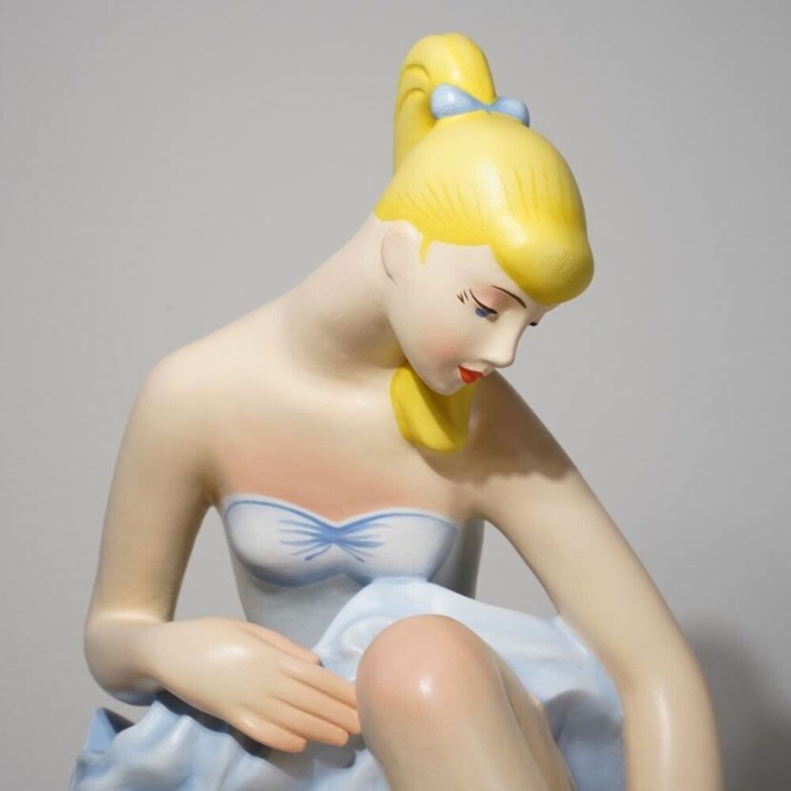 Artwork by Jeff Koons, Seated Ballerina, Made of Polychromed Wood 