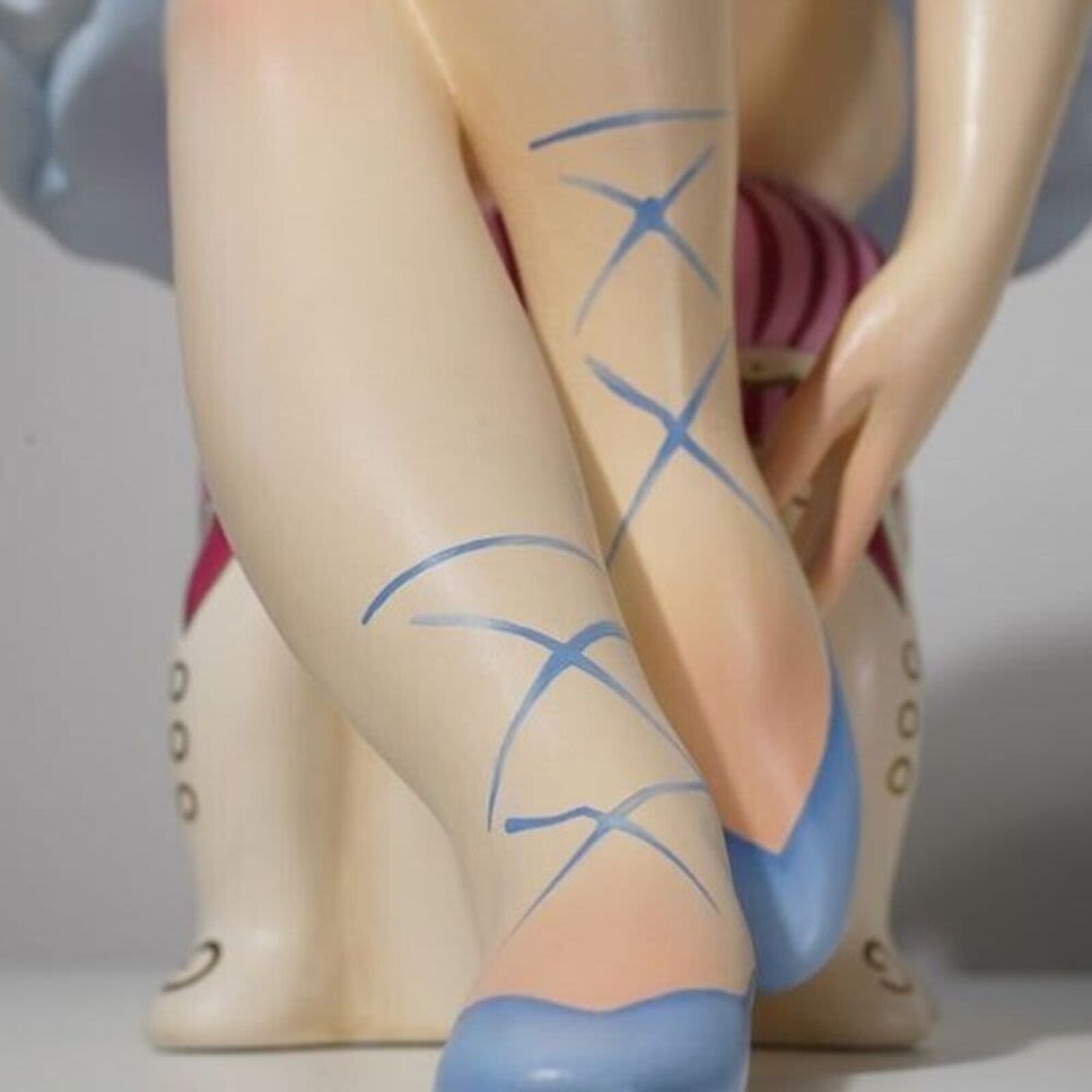 Artwork by Jeff Koons, Seated Ballerina, Made of Polychromed Wood 