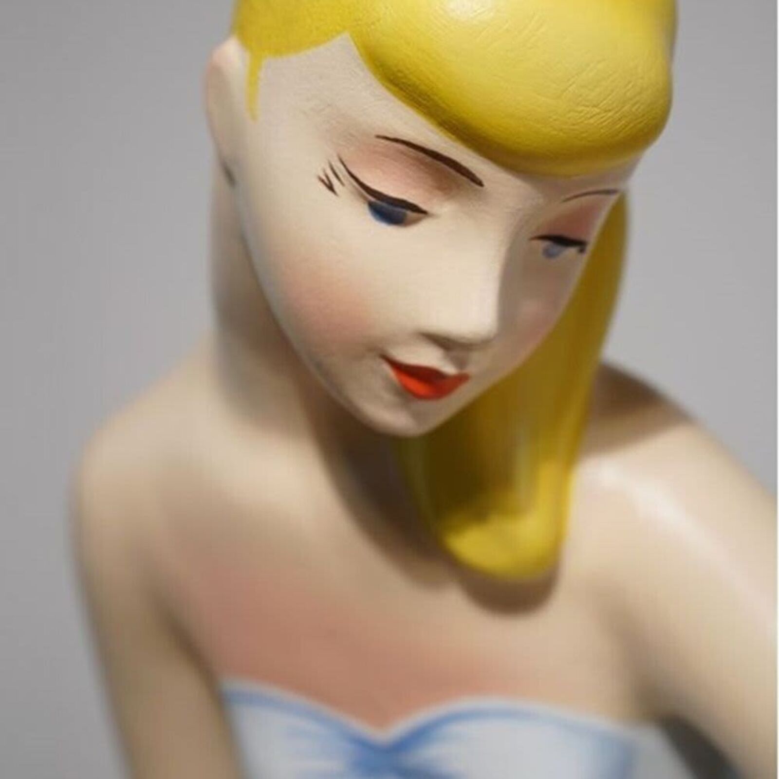 Artwork by Jeff Koons, Seated Ballerina, Made of Polychromed Wood 