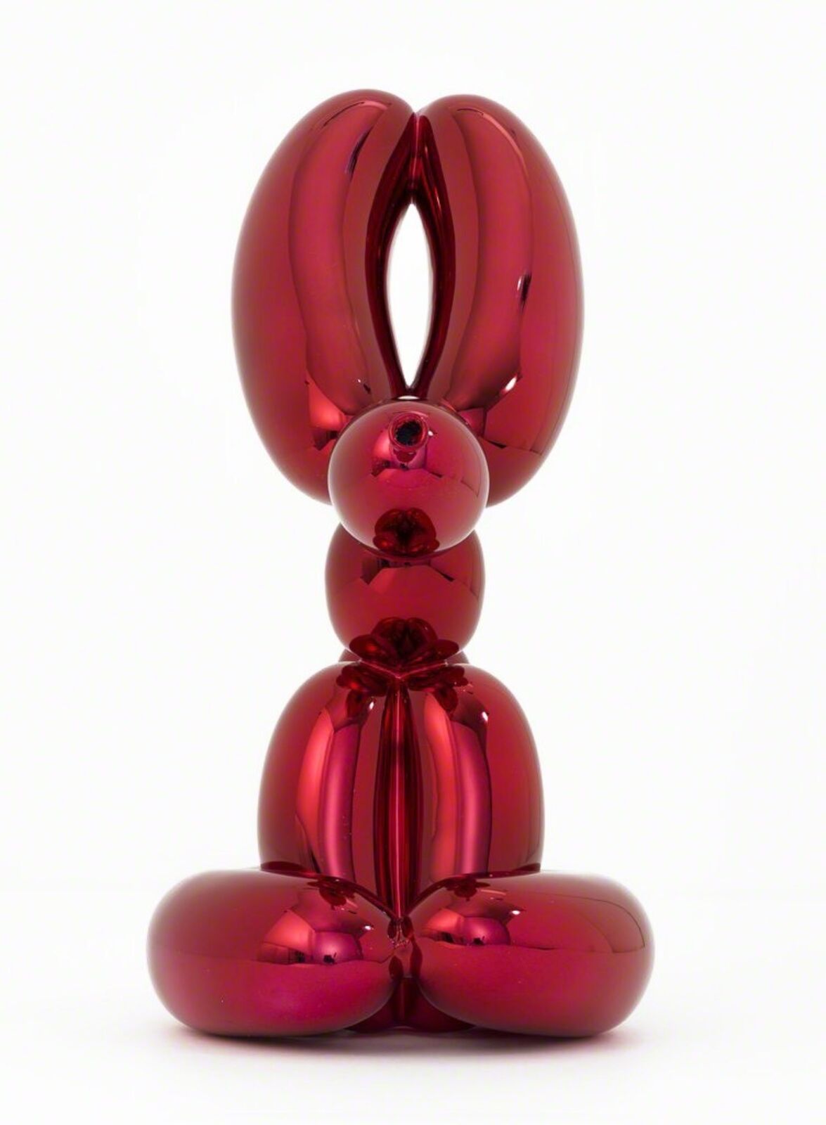 Artwork by Jeff Koons, BALLOON RABBIT (RED), Made of Porcelain 