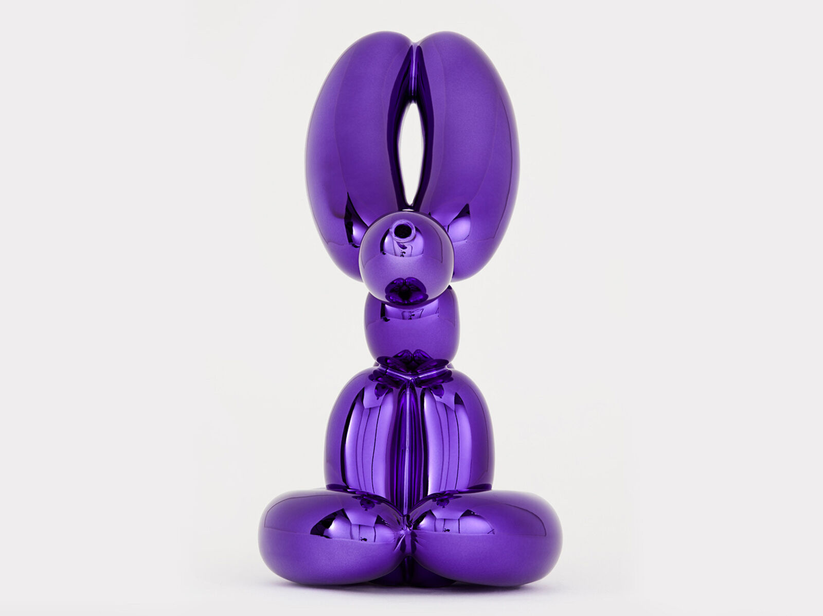 Artwork by Jeff Koons, Balloon Rabbit (Violet), Made of Porcelain 
