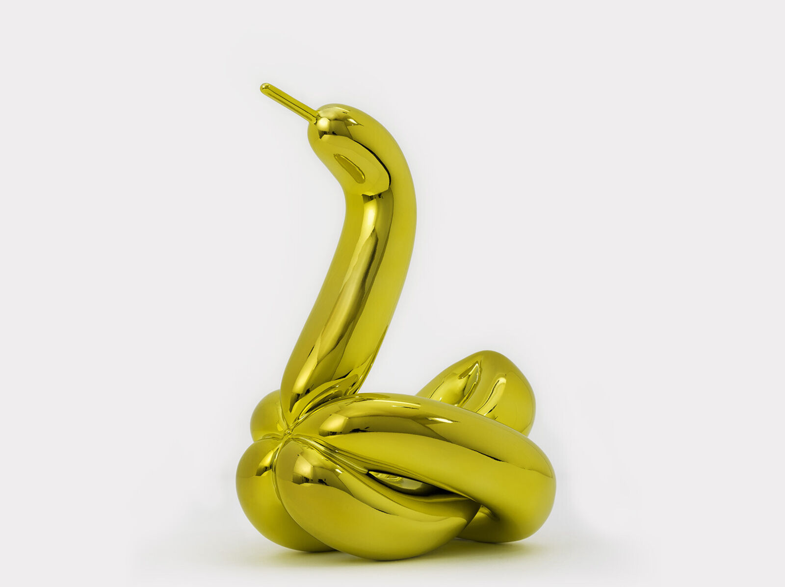 Balloon Swan (Yellow) by Jeff Koons, 2017