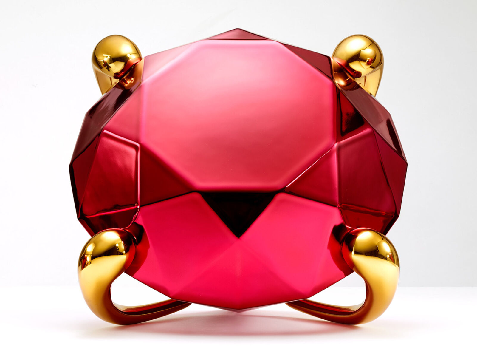 Artwork by Jeff Koons, Diamond (Red), Made of Porcelain 