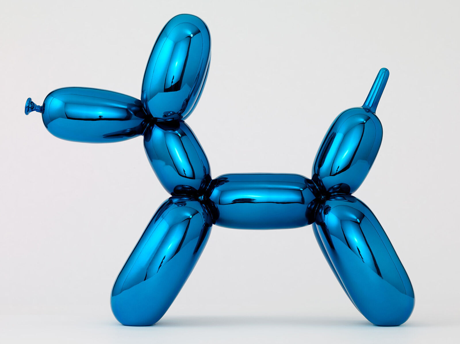 Artwork by Jeff Koons, Balloon Dog (Blue), Made of Porcelain 