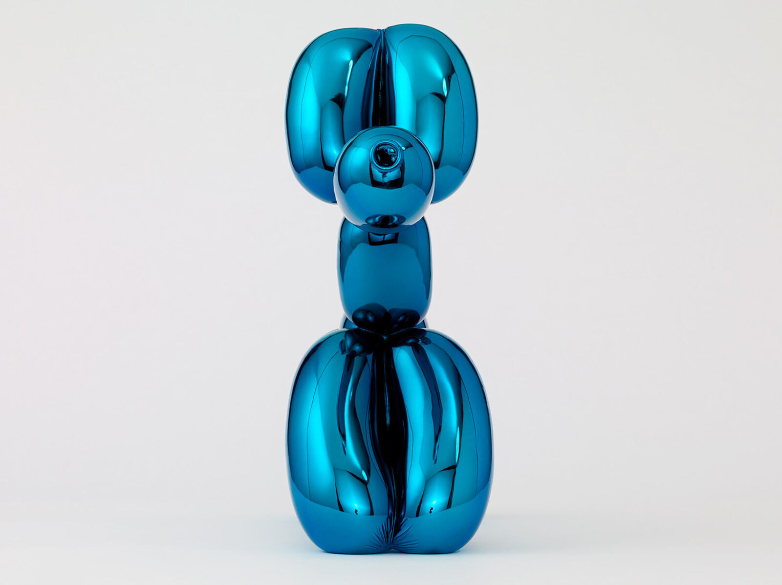 Artwork by Jeff Koons, Balloon Dog (Blue), Made of Porcelain 