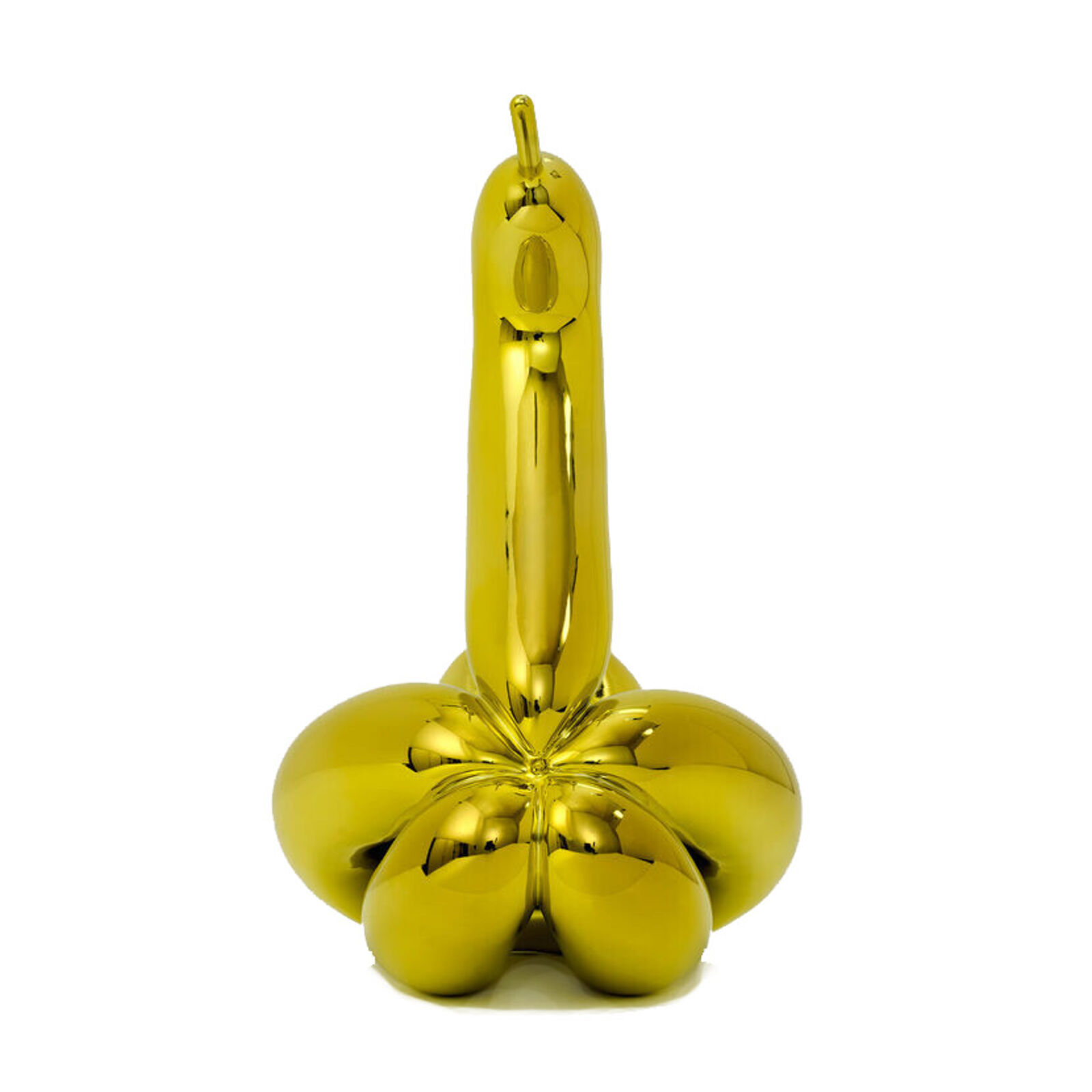 Artwork by Jeff Koons, Balloon Swan (Yellow), Made of French Limoges porcelain with chromatic coating 