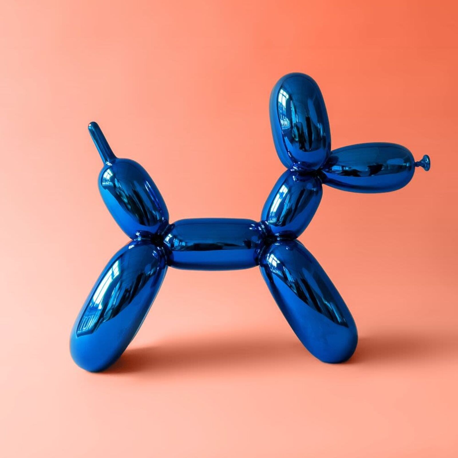 Artwork by Jeff Koons, Balloon Dog (Blue), Made of French Limoges Porcelain with chromatic coating 