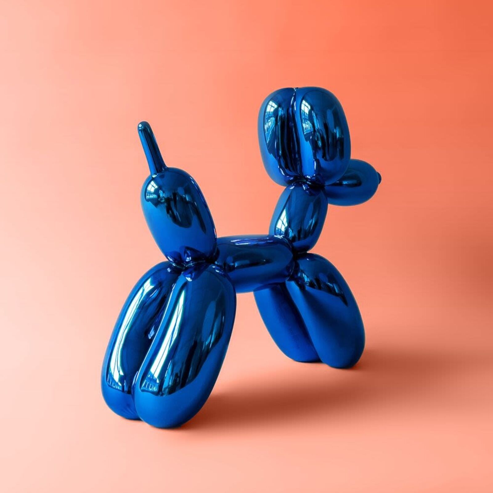 Artwork by Jeff Koons, Balloon Dog (Blue), Made of French Limoges Porcelain with chromatic coating 