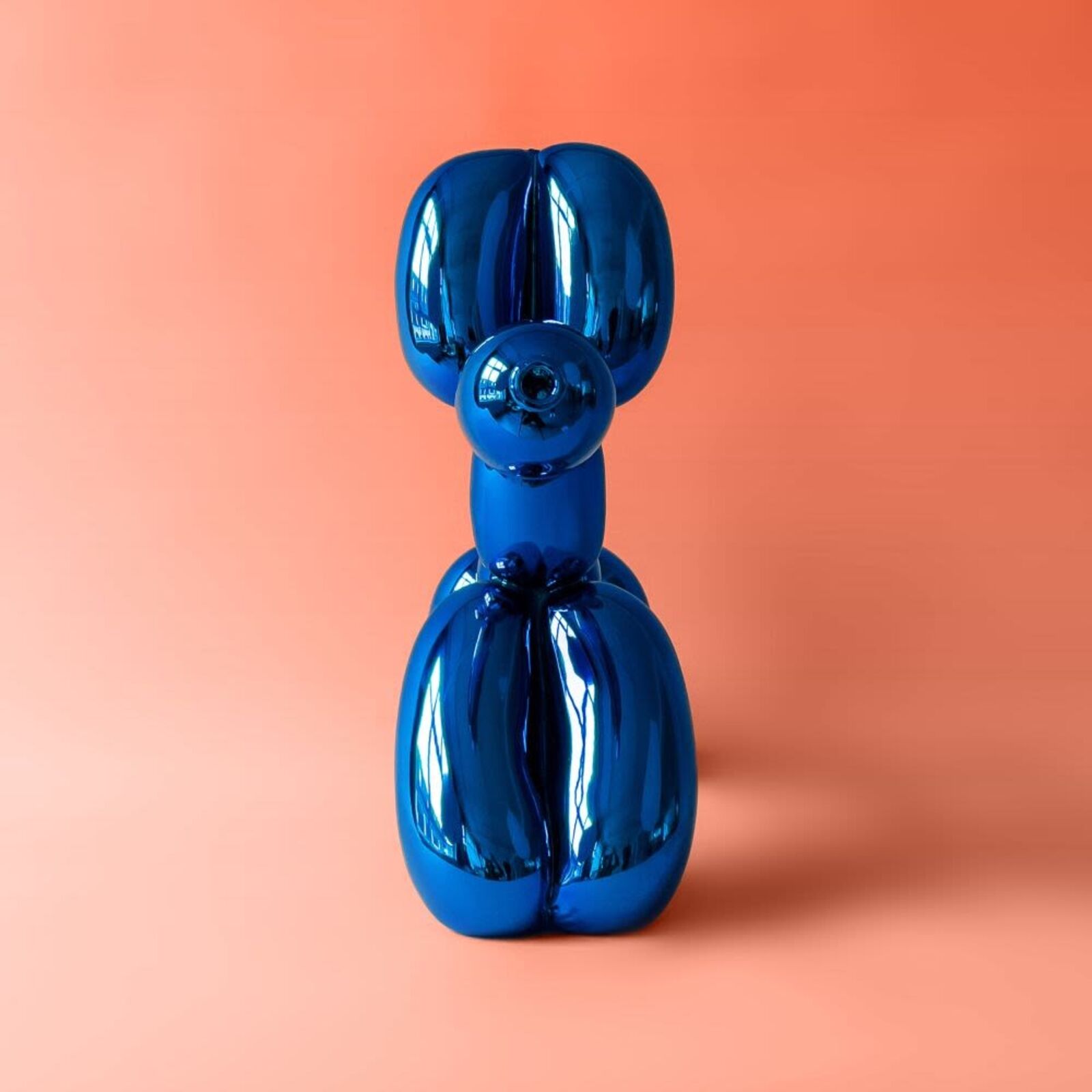 Artwork by Jeff Koons, Balloon Dog (Blue), Made of French Limoges Porcelain with chromatic coating 