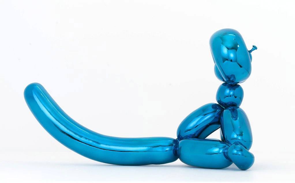Balloon Animals I: Blue Monkey by Jeff Koons, 2017