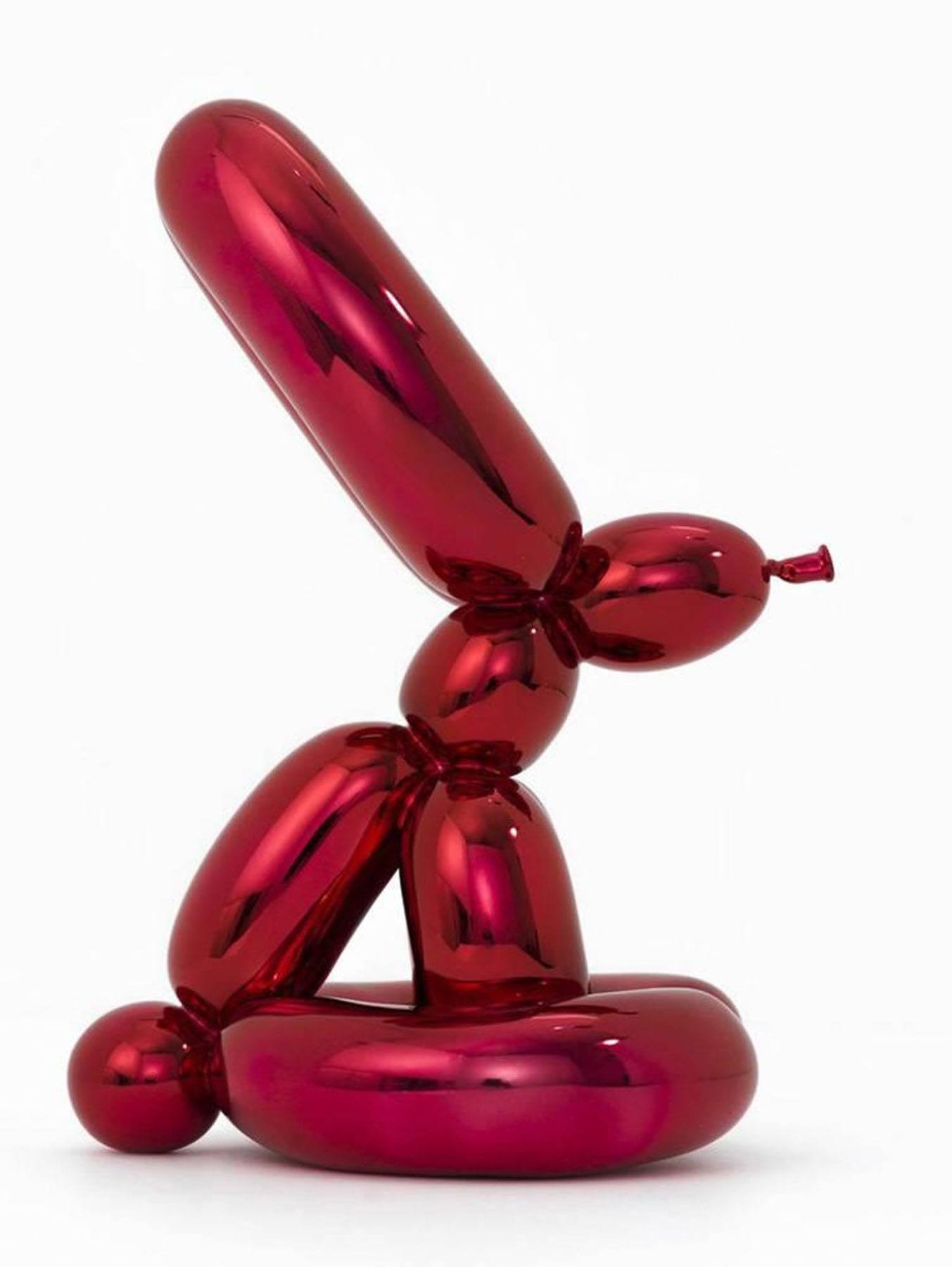 Balloon Animals I: Red Rabbit by Jeff Koons, 2017