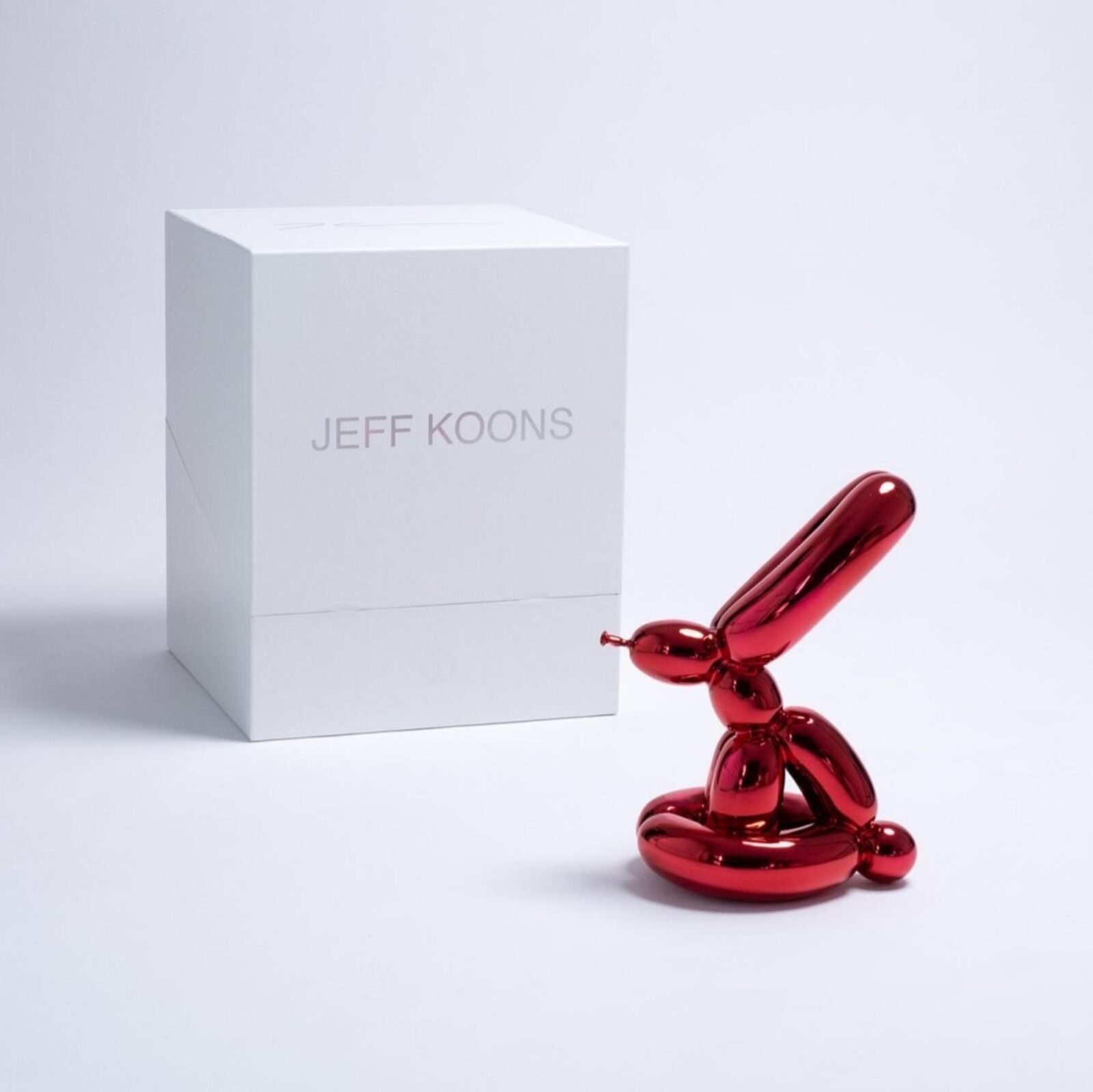 Artwork by Jeff Koons, Balloon Animals, Set I in matching edition numbers, Made of Limoges porcelain with chromatic coating 