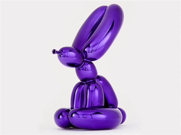 Balloon Rabbit (Violet) by Jeff Koons, 2019