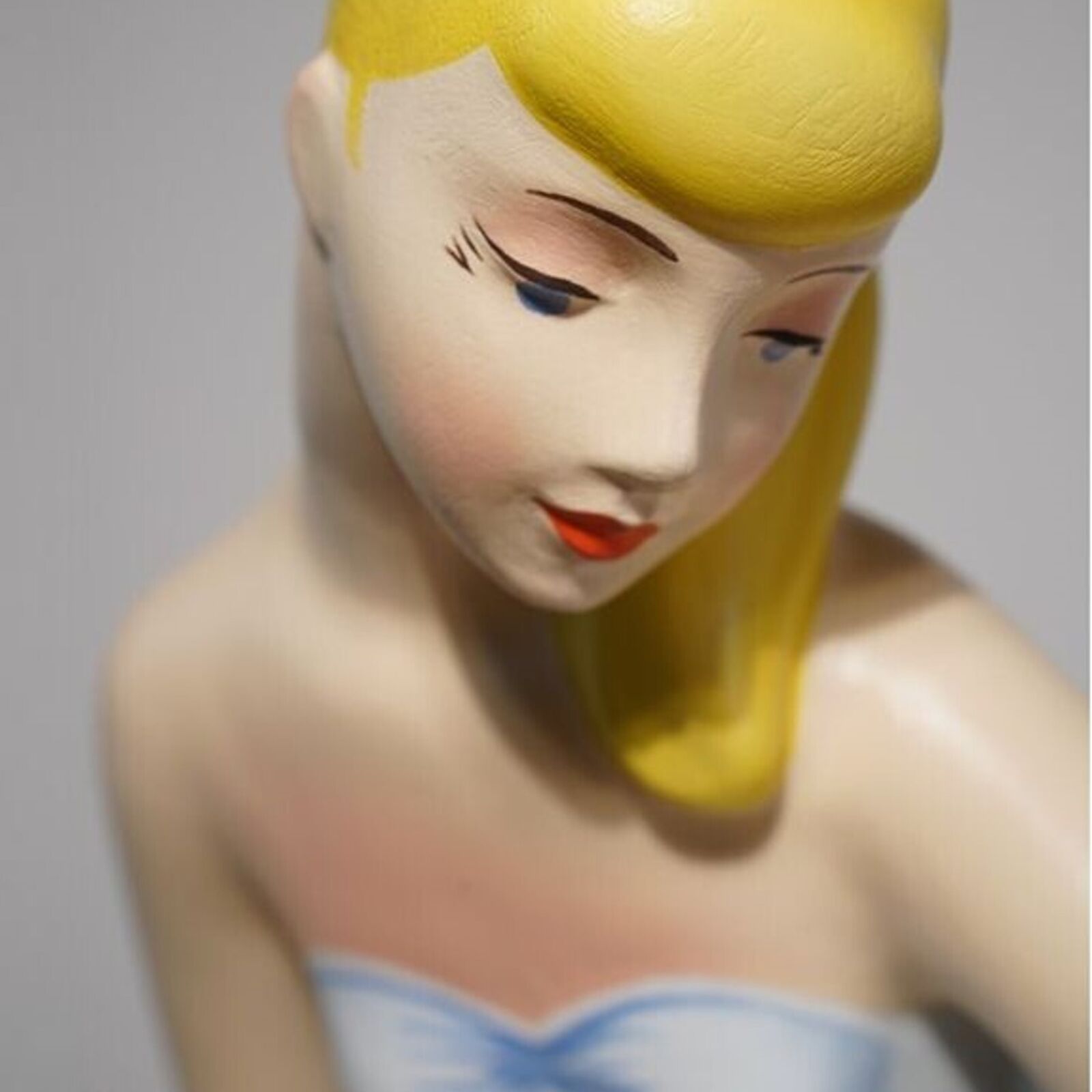 Artwork by Jeff Koons, Seated Ballerina, Made of Polychromed Wood 