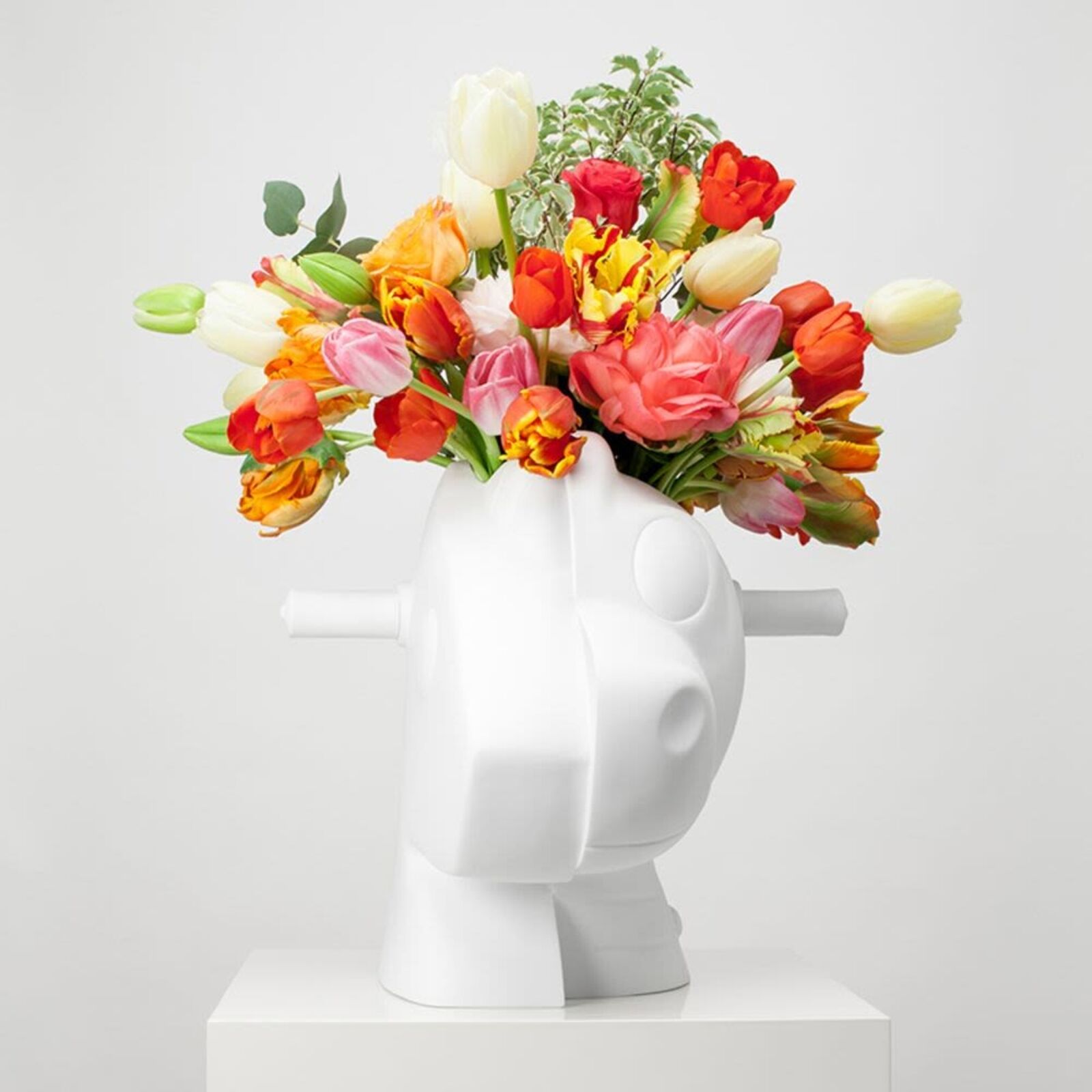 Artwork by Jeff Koons, Split Rocker Vase, Made of Limoges porcelain 