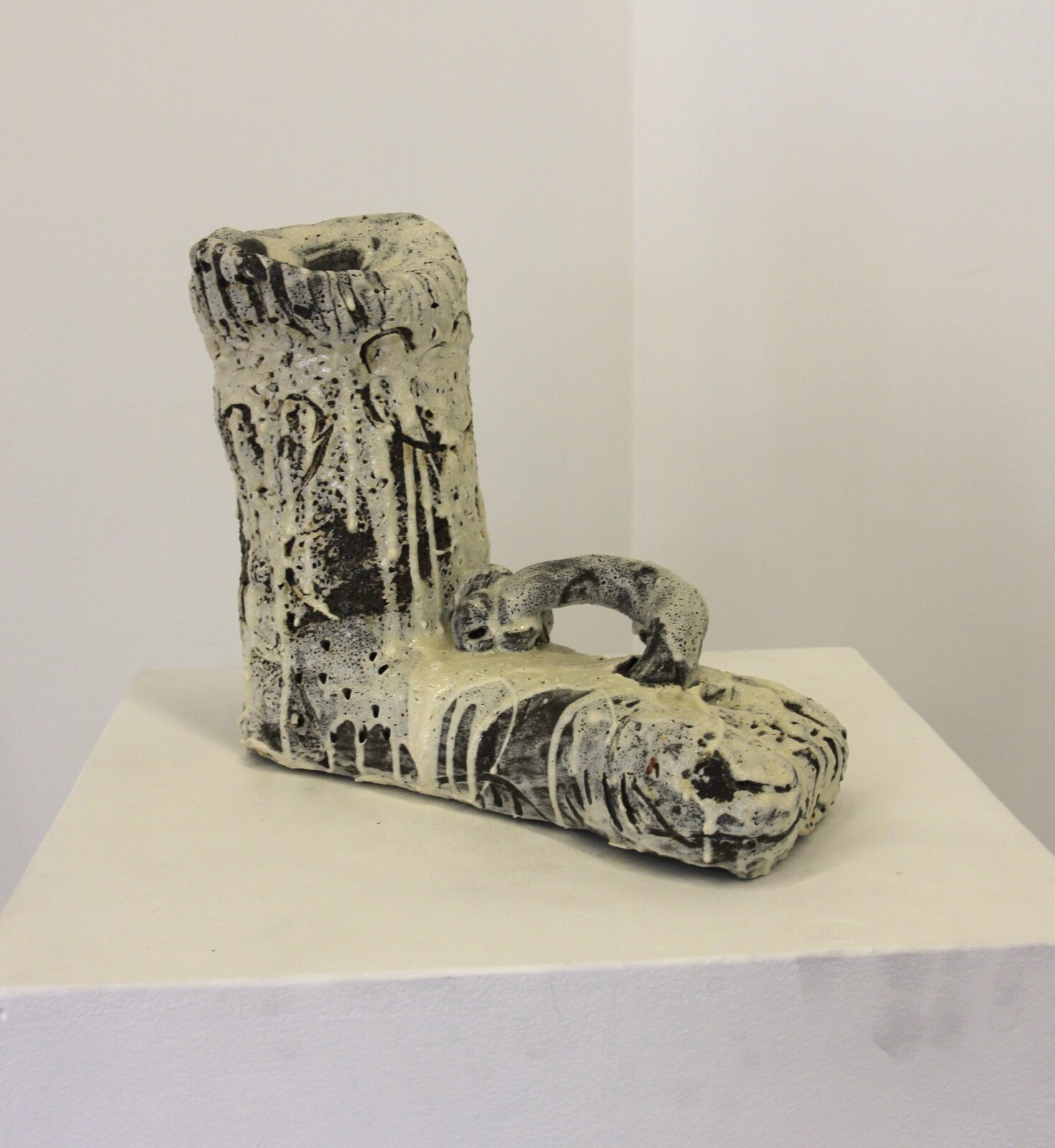 Foot Vase with Flower by Jeffry Mitchell, 2012