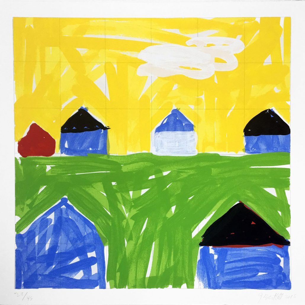 HOUSE II #6 by Jennifer Bartlett, 2014-2015