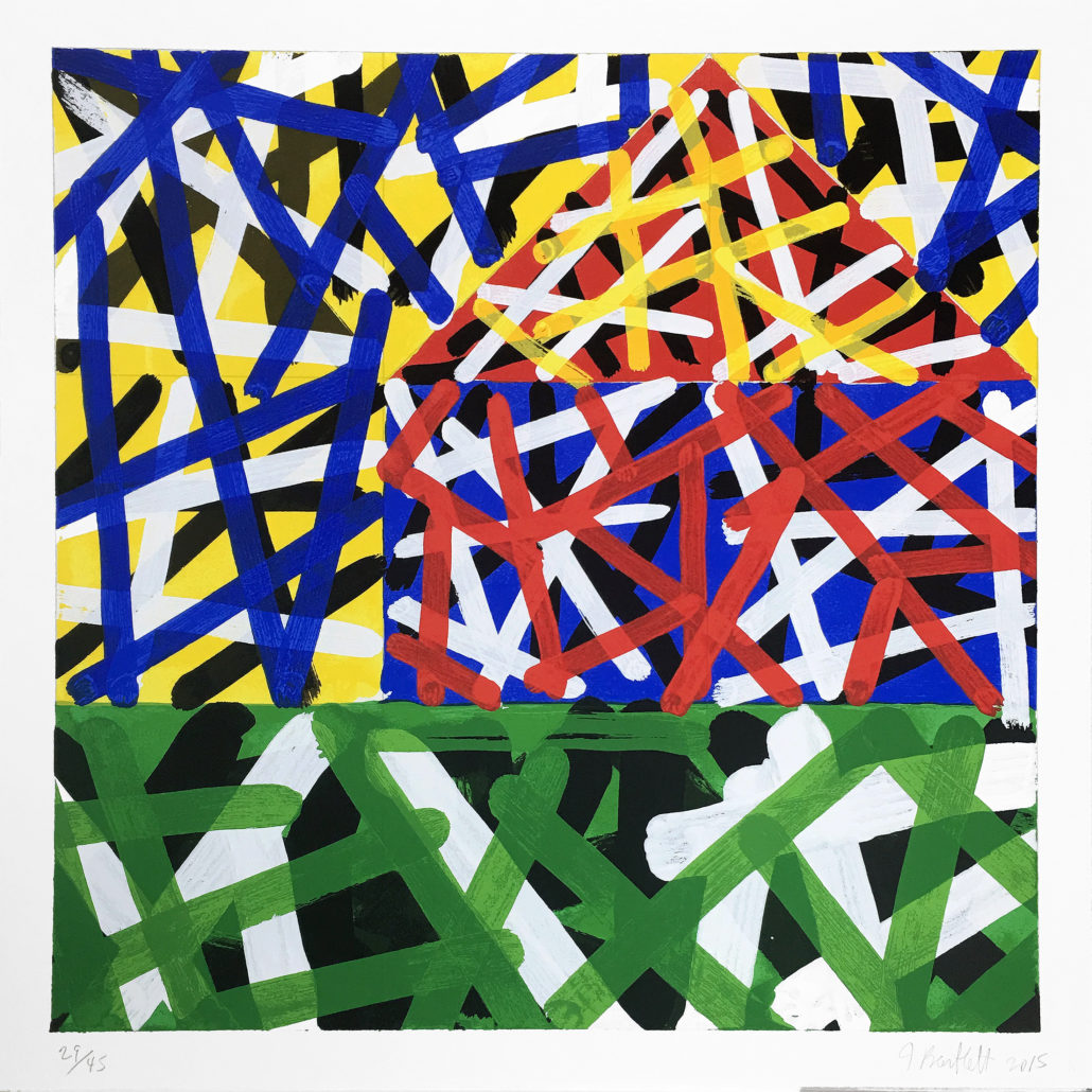 HOUSE II #7 by Jennifer Bartlett, 2014-2015