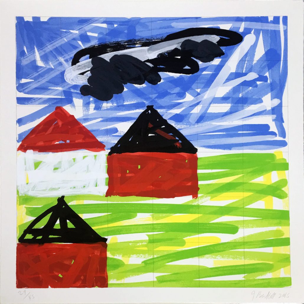 HOUSE II #4 by Jennifer Bartlett, 2014-2015