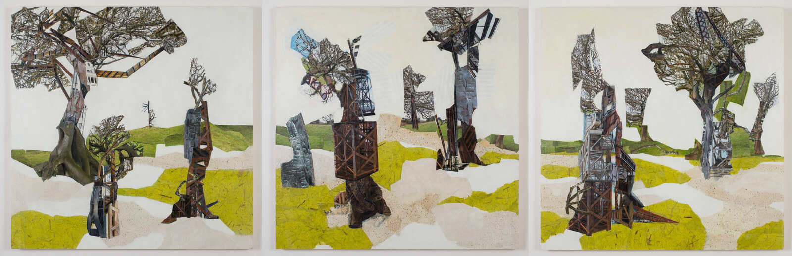 Backcountry Series (III, I, II) by Jennifer Gunlock, 2020-2021