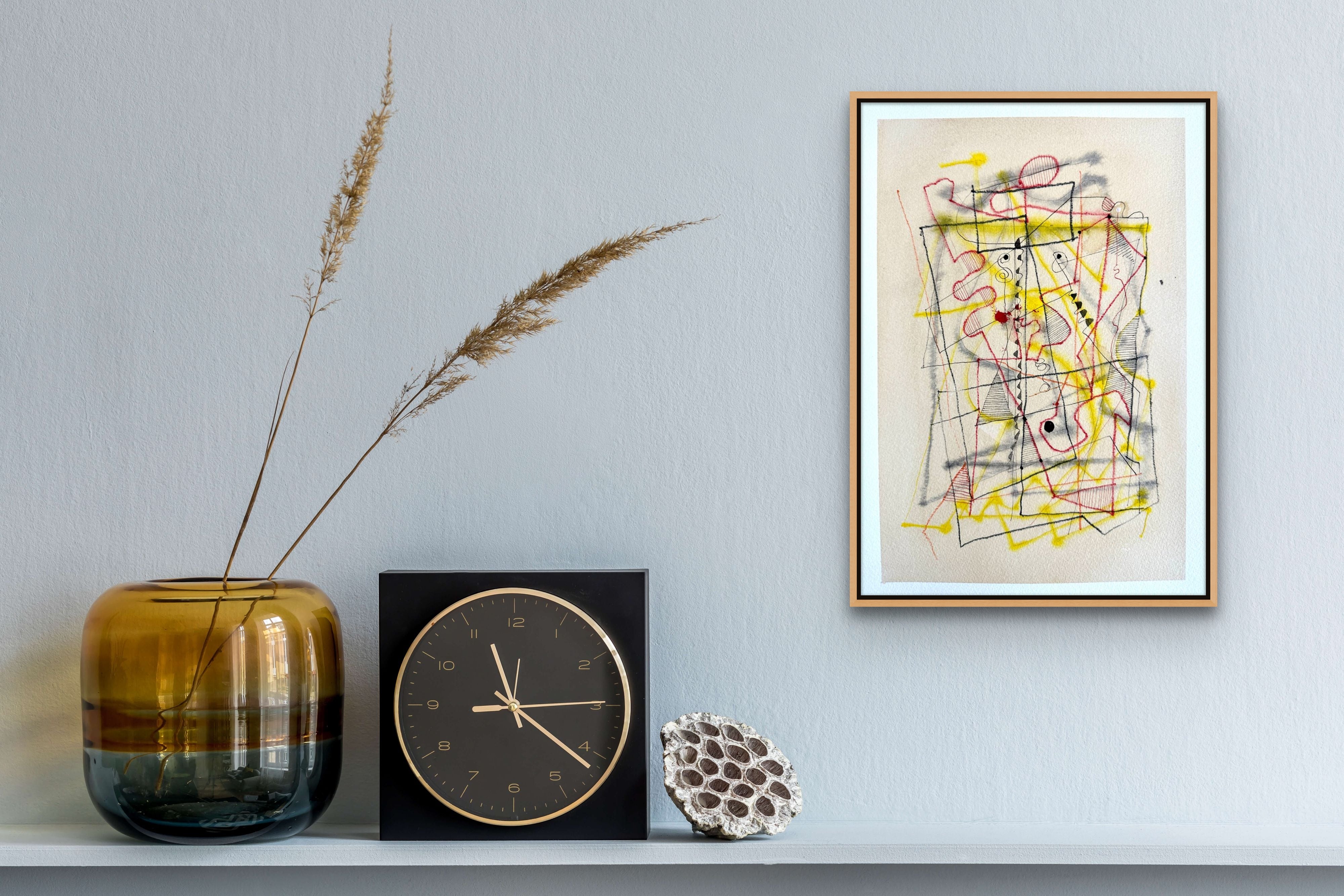 Artwork by Jeremy Annear, Arc II No.7, Made of Mixed media on paper 