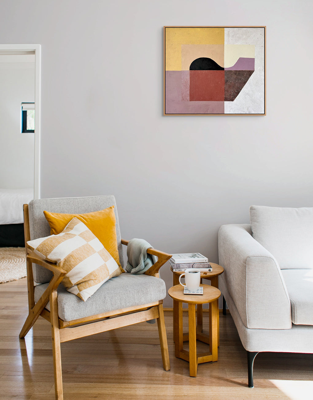 Artwork by Jeremy Annear, Siesta Song, Made of Oil on canvas 