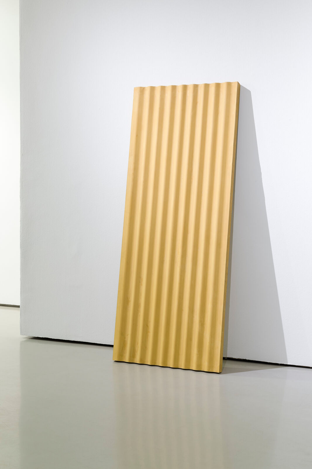Corrugate (Yellow) by Jeremy Wafer, 2016