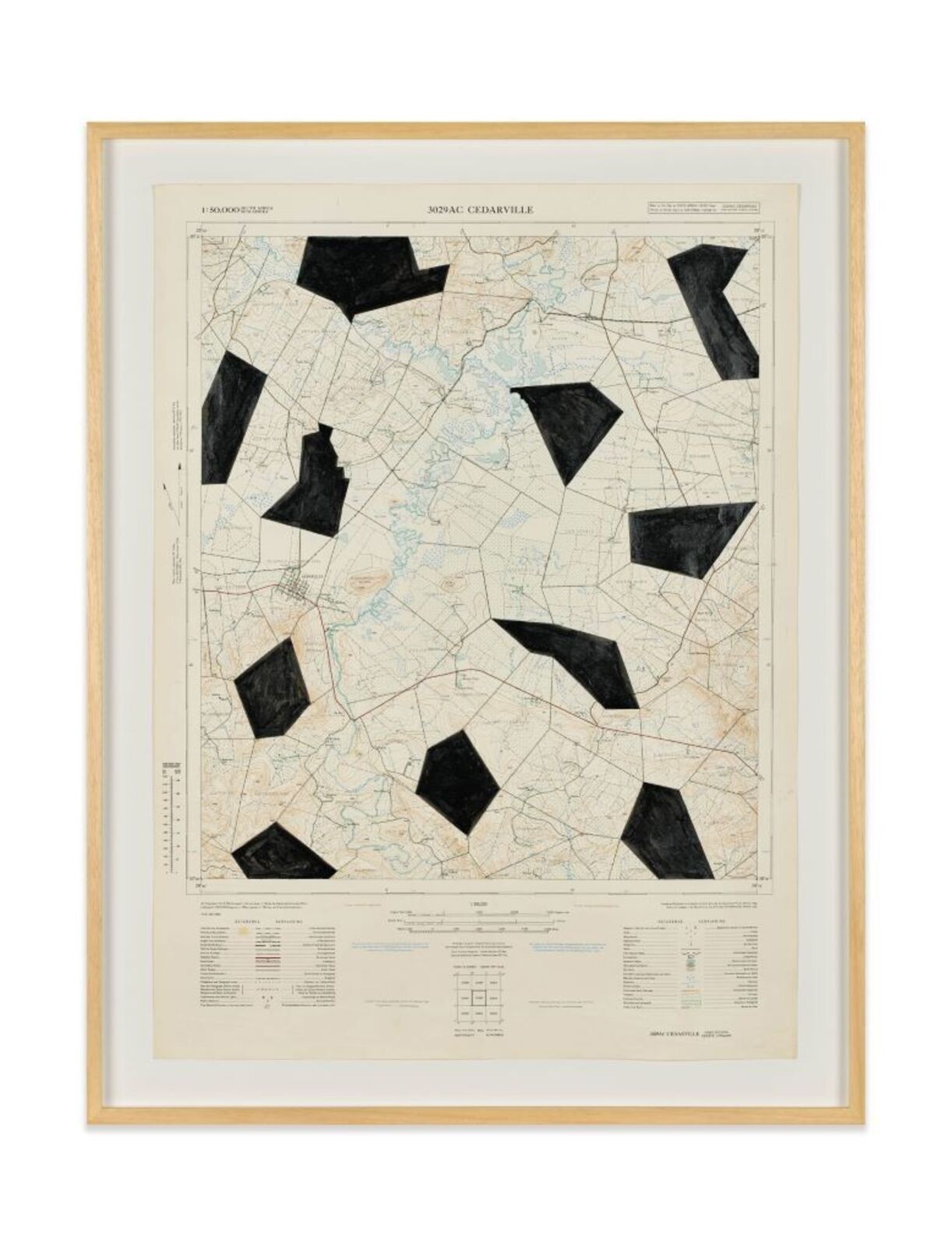 a framed map of the city of london, england