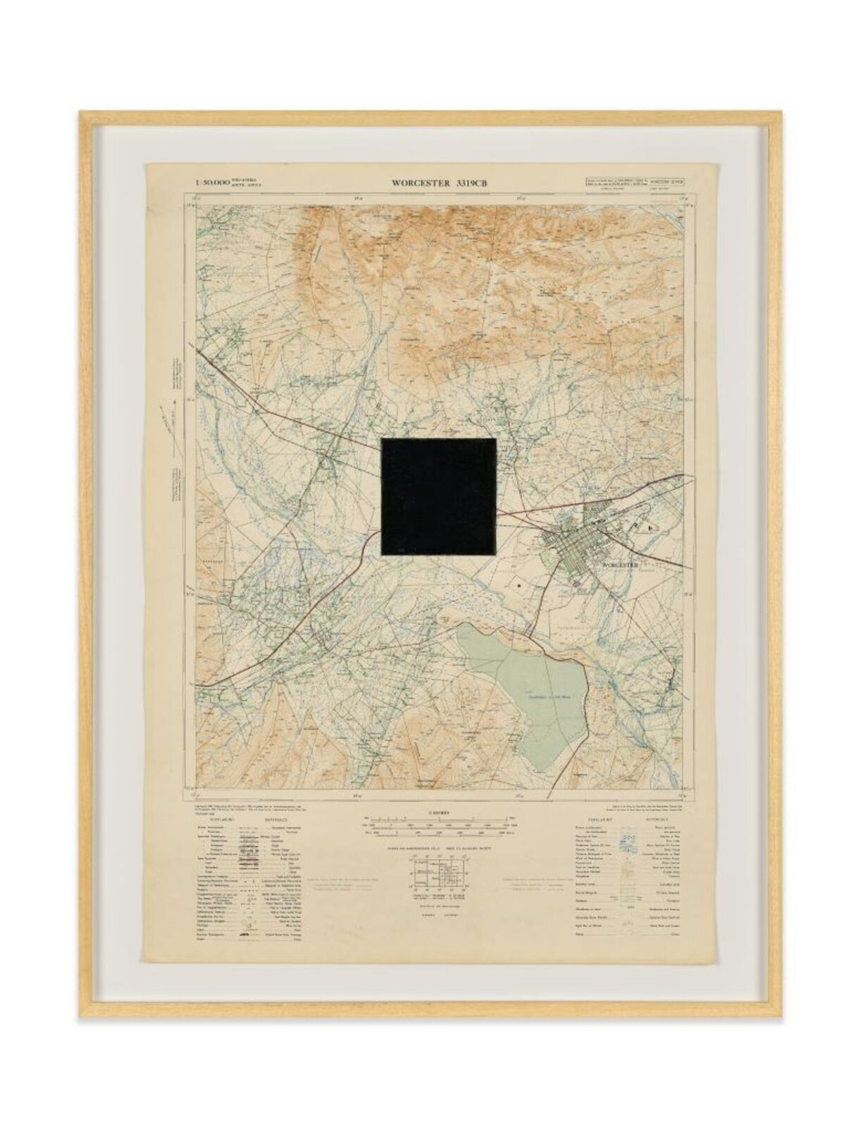 a framed map of the city of london, england