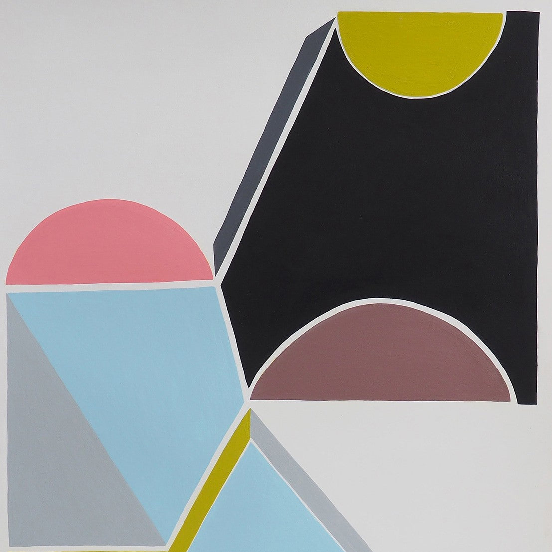 Artwork by Jessica Snow, Ambient Space, Made of Acrylic on paper 