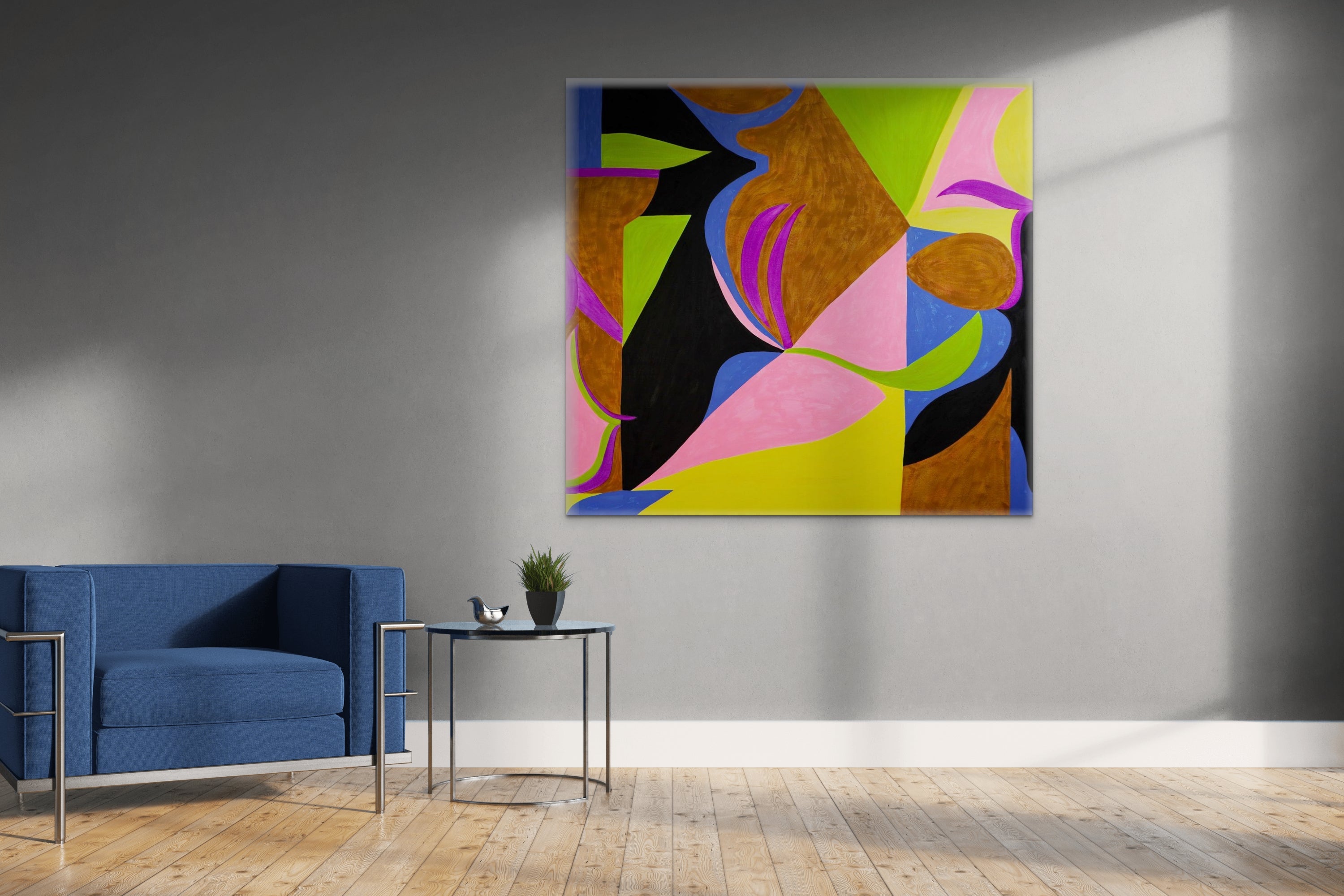 Artwork by Jessica Snow, Flow in the Ever Present 6, Made of Oil and acrylic on canvas 