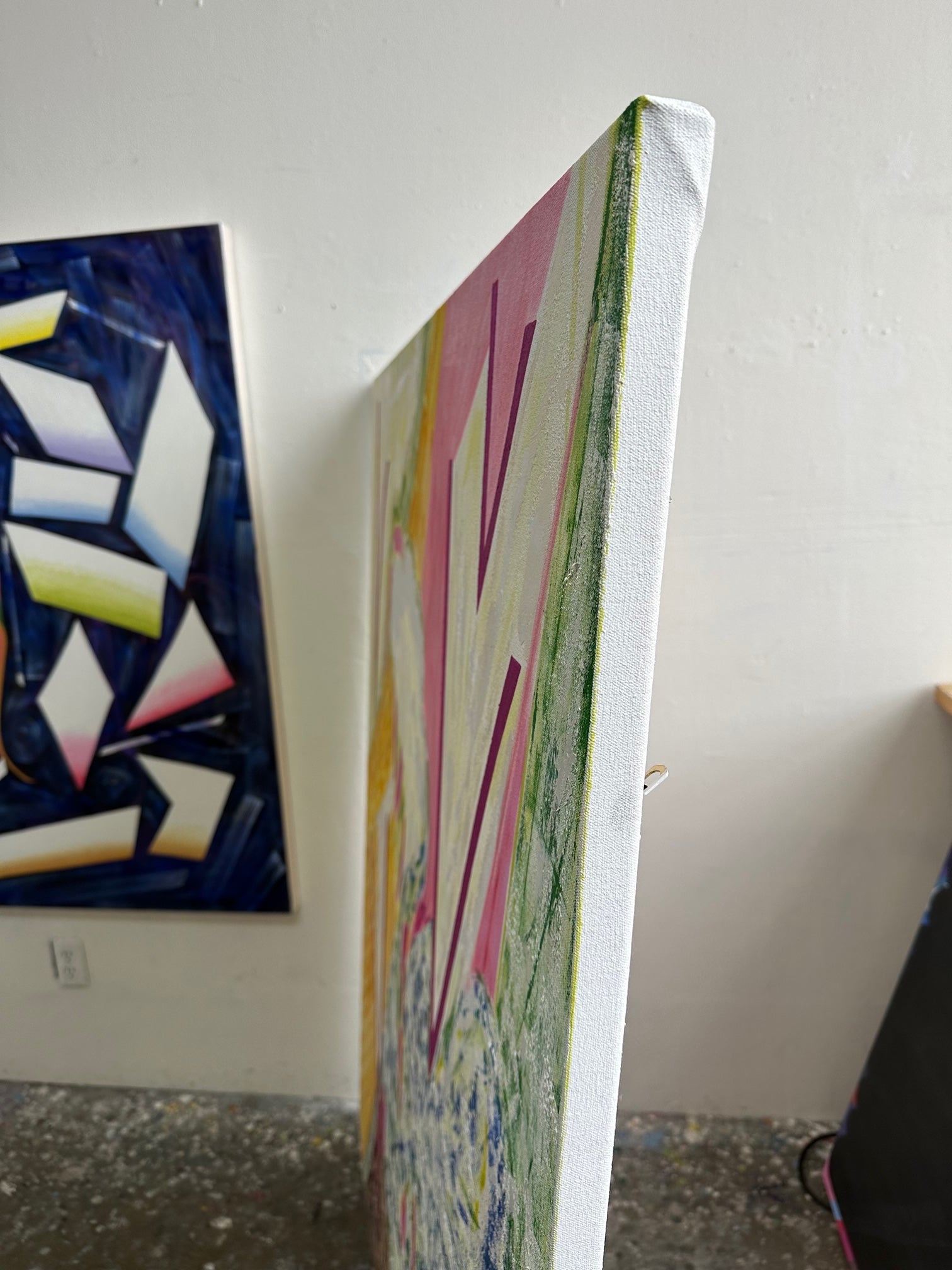 Artwork by Jessica Snow, Flow in the Ever Present 9, Made of Oil and acrylic on canvas 