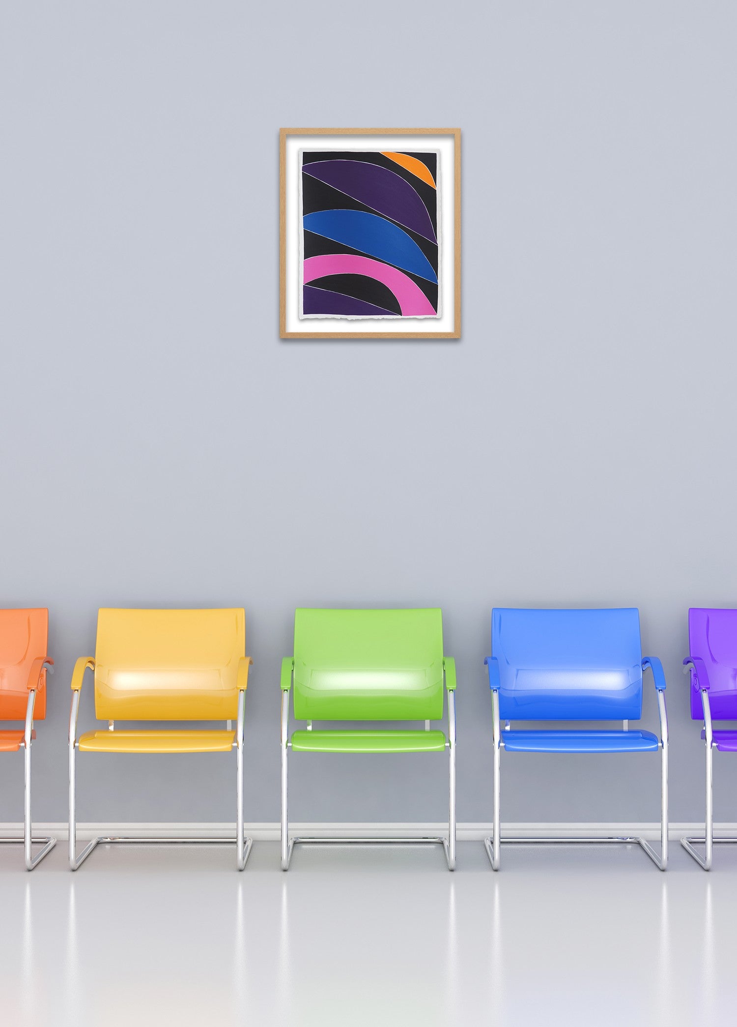 Artwork by Jessica Snow, Partially Ordered Set, Made of Acrylic on paper 