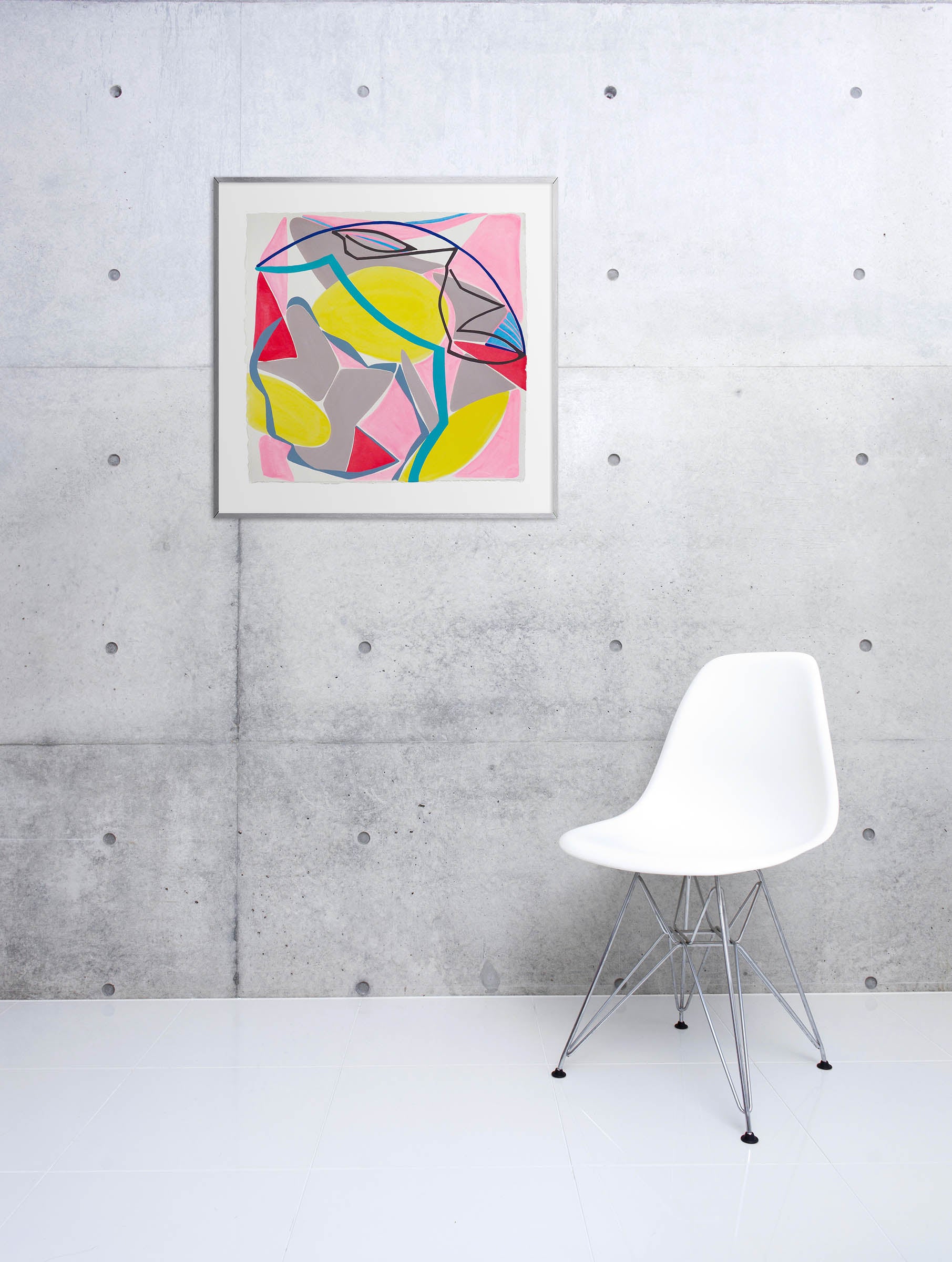 Artwork by Jessica Snow, Terra Incognita 2, Made of Acrylic on 300lb. Arches hotpress paper 