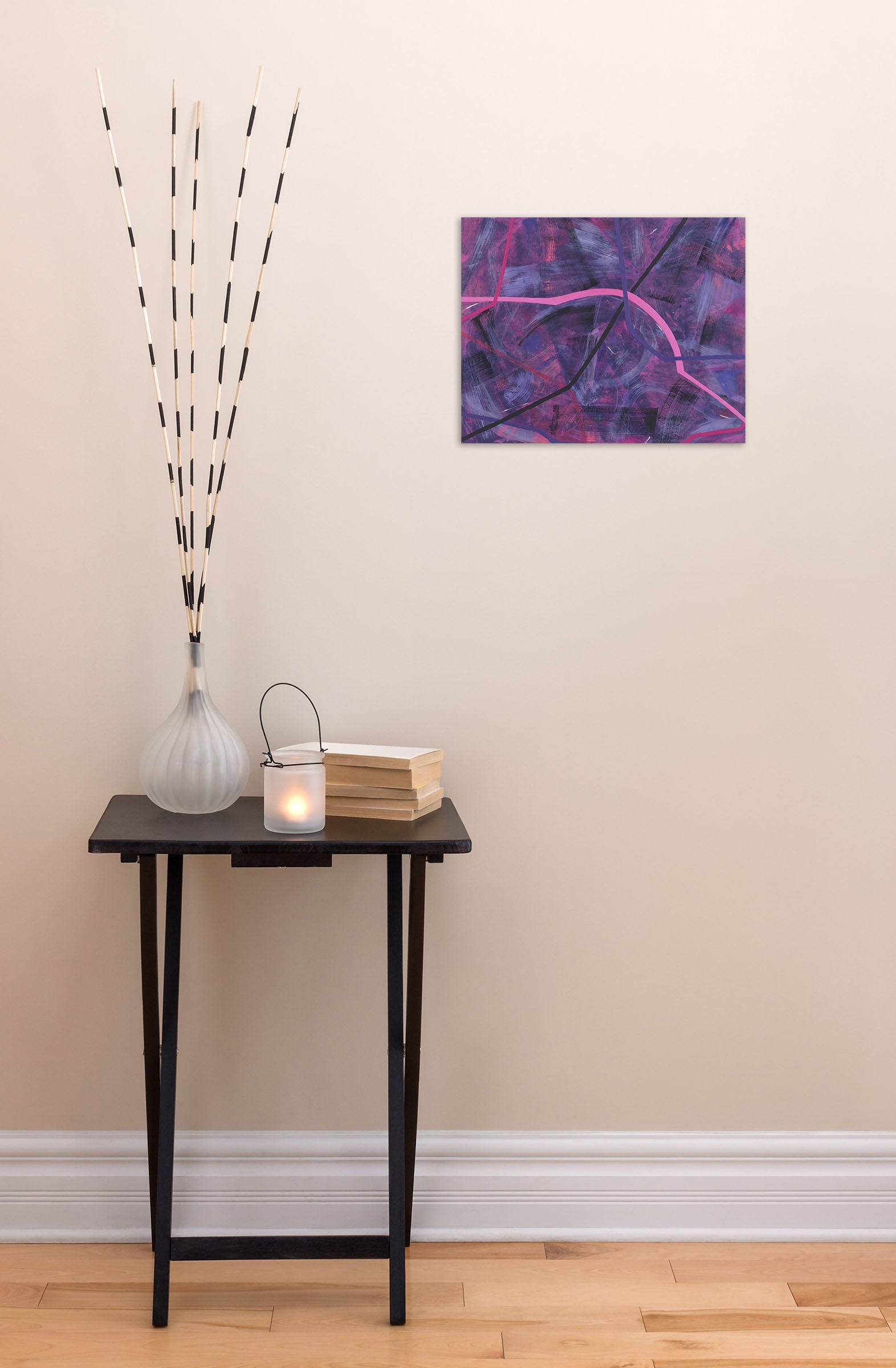 Artwork by Jessica Snow, Terra Incognita (Le Pavé de France 1), Made of Oil on linen stretched on panel 