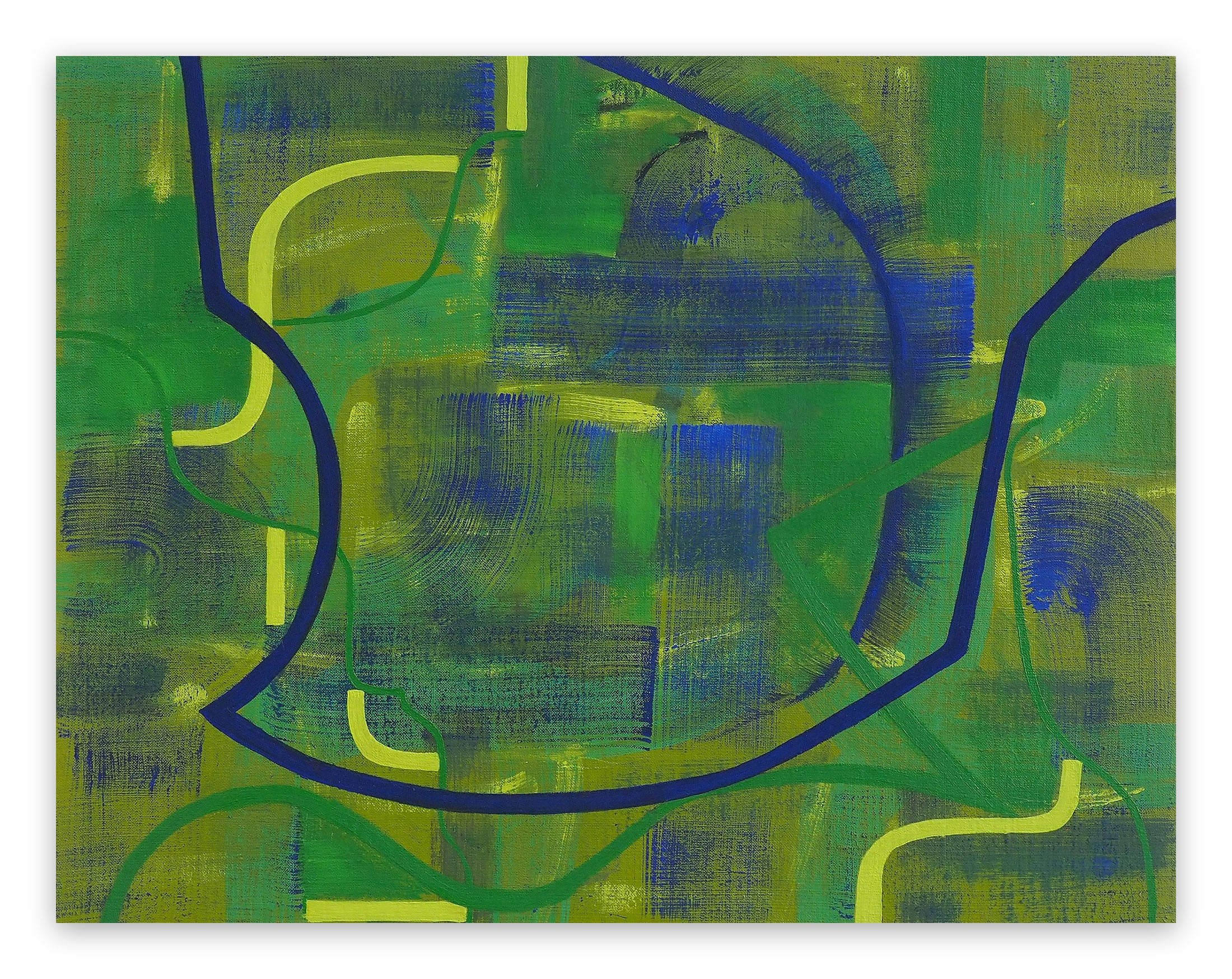 Artwork by Jessica Snow, Terra Incognita (Le Pavé de France 5), Made of Oil on linen stretched on panel 