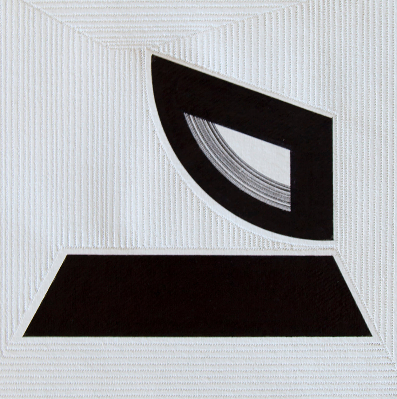 Artwork by Jesus Perea, Untitled 10, Made of Ink and Perforantions on Indian Paper 