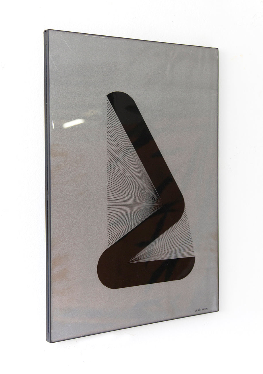 Artwork by Jesus Perea, Untitled 2, Made of Mixed media - tapes, acrylic and resin on aluminium 