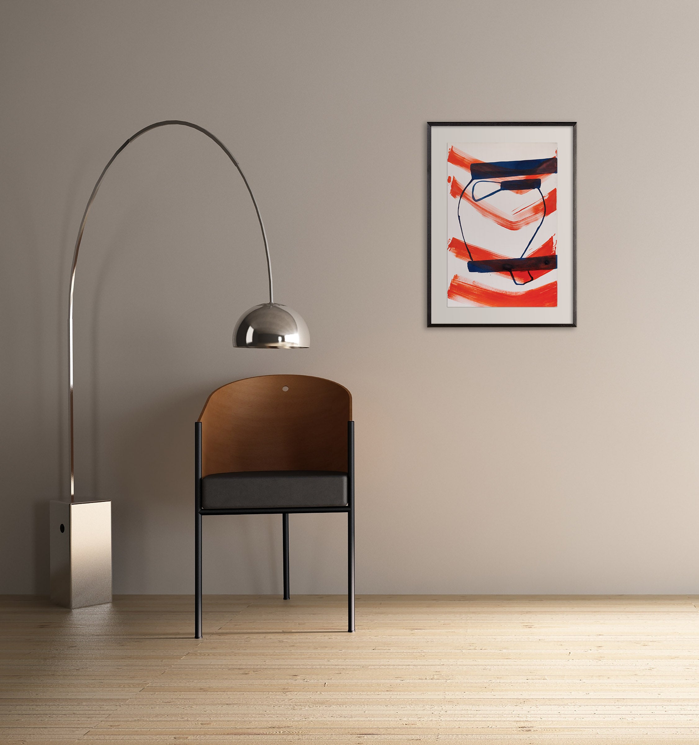 Artwork by Jill Moser, 4.29 15, Made of Gouache on archival paper 
