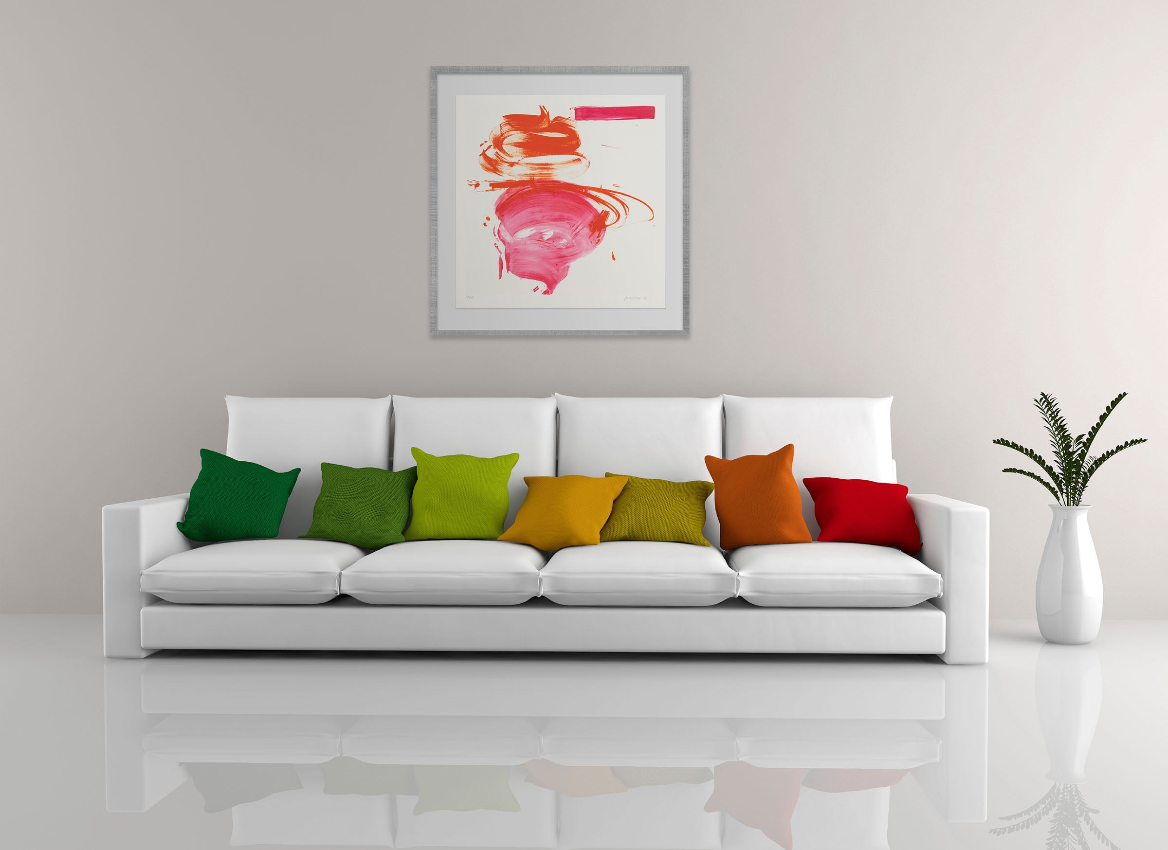 Artwork by Jill Moser, Pink Mama, Made of Screen print 
