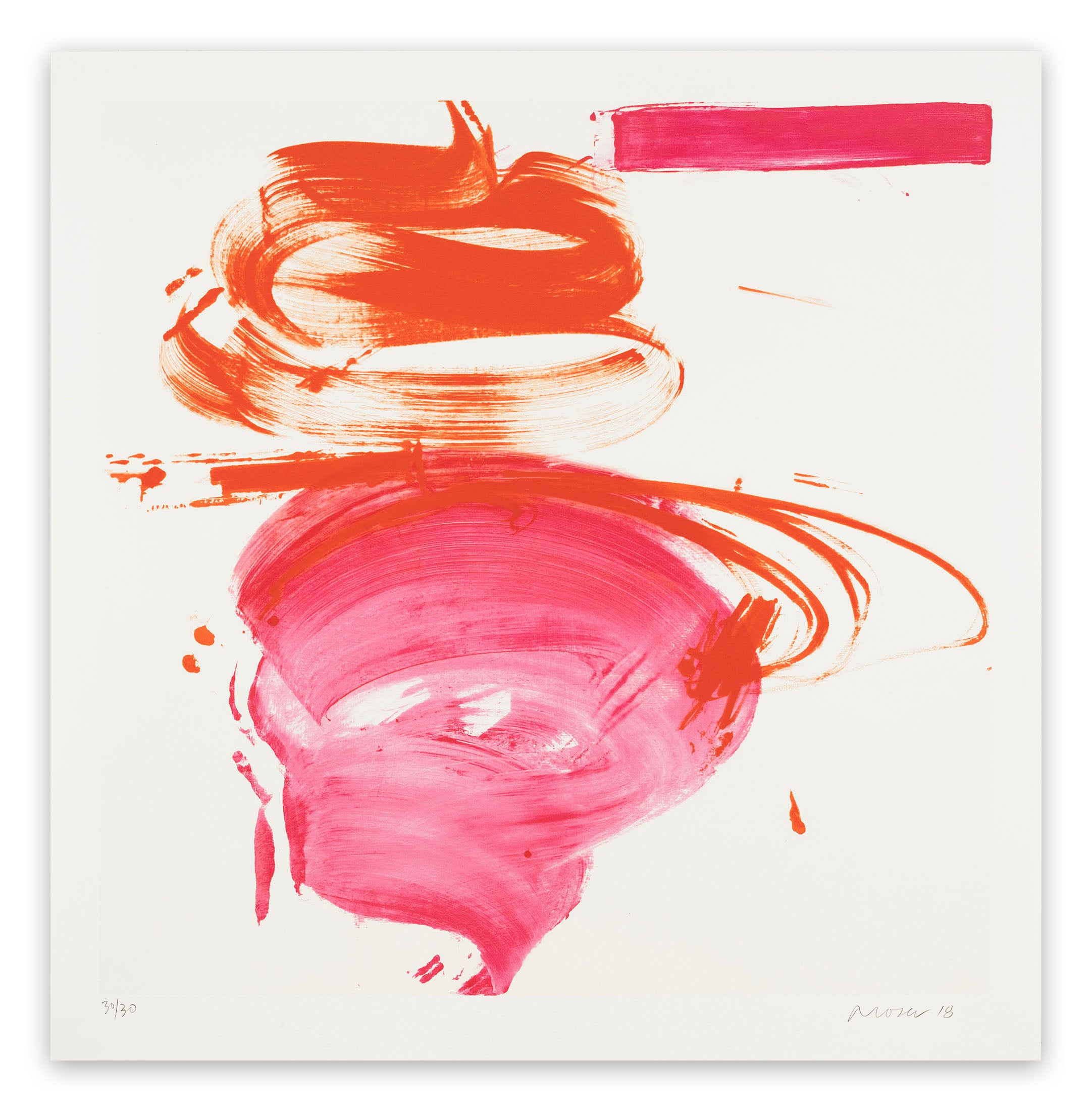 Artwork by Jill Moser, Pink Mama, Made of Screen print 