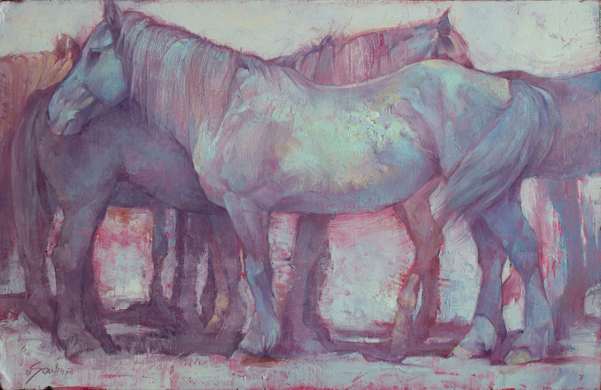 Ruby & Raven Study 3 by Jill Soukup, 2022