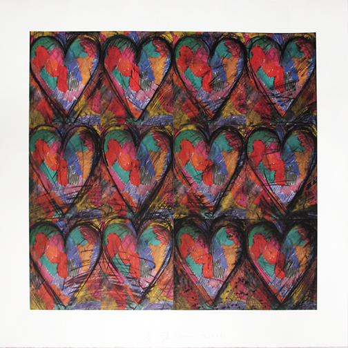 Artwork by Jim Dine, The Memory, Made of Lithograph and etching on Hahnemuhle bright white paper 