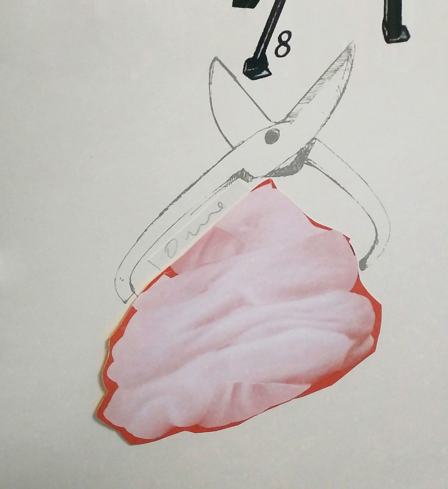 Artwork by Jim Dine, TOOL BOX 2, Made of Photoscreenprint & Collage 