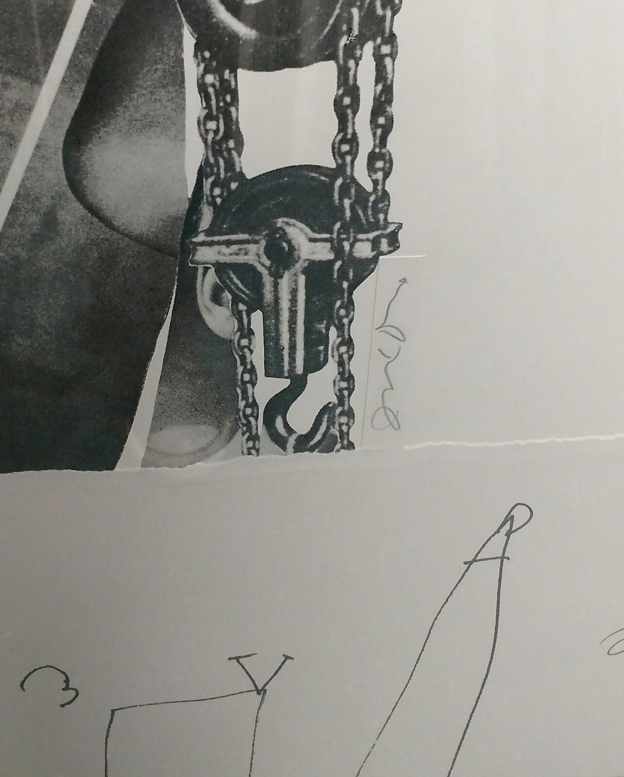 Artwork by Jim Dine, TOOL BOX 5, Made of Photoscreenprint & Collage 