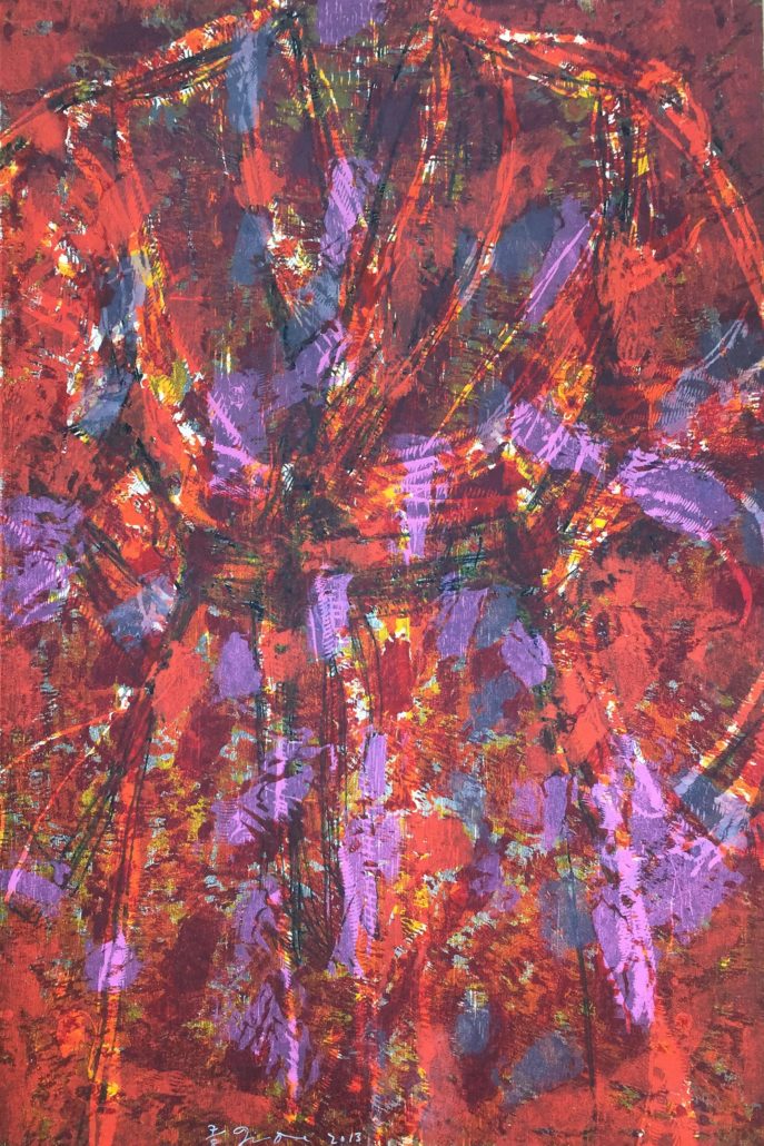 Transparent Grey Robe by Jim Dine, 2013