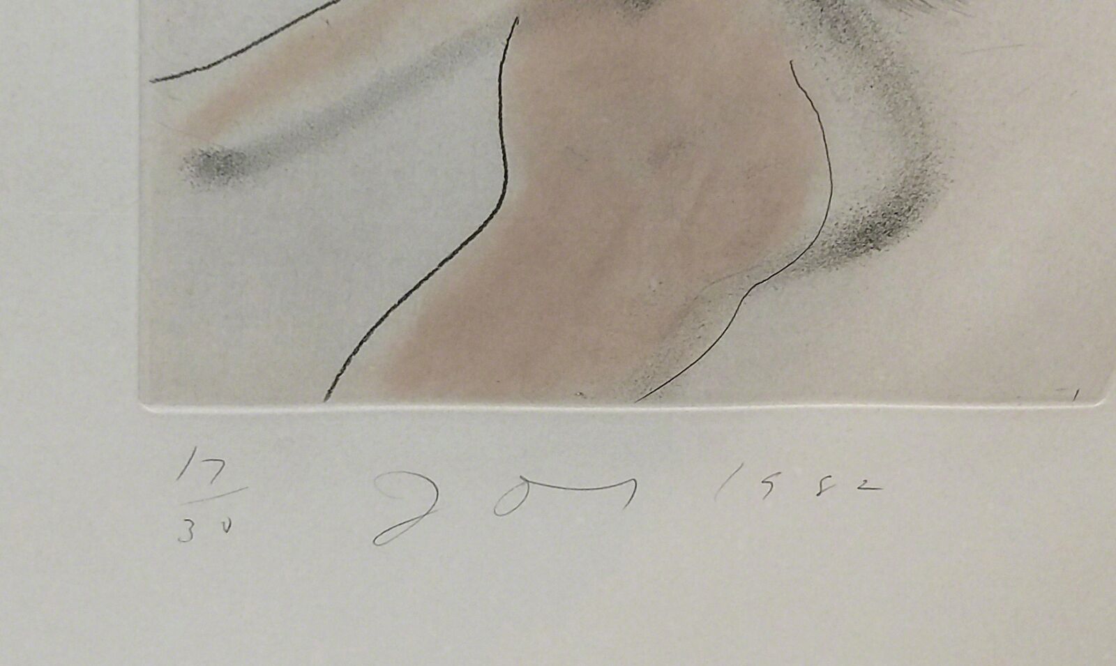Artwork by Jim Dine, UNTITLED (FROM EIGHT LITTLE NUDES), Made of Etching With Drypoint & Aquatint In Colors 