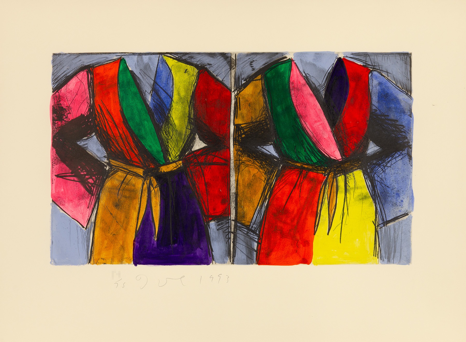 Jumps Out At You, No? by Jim Dine, 1993