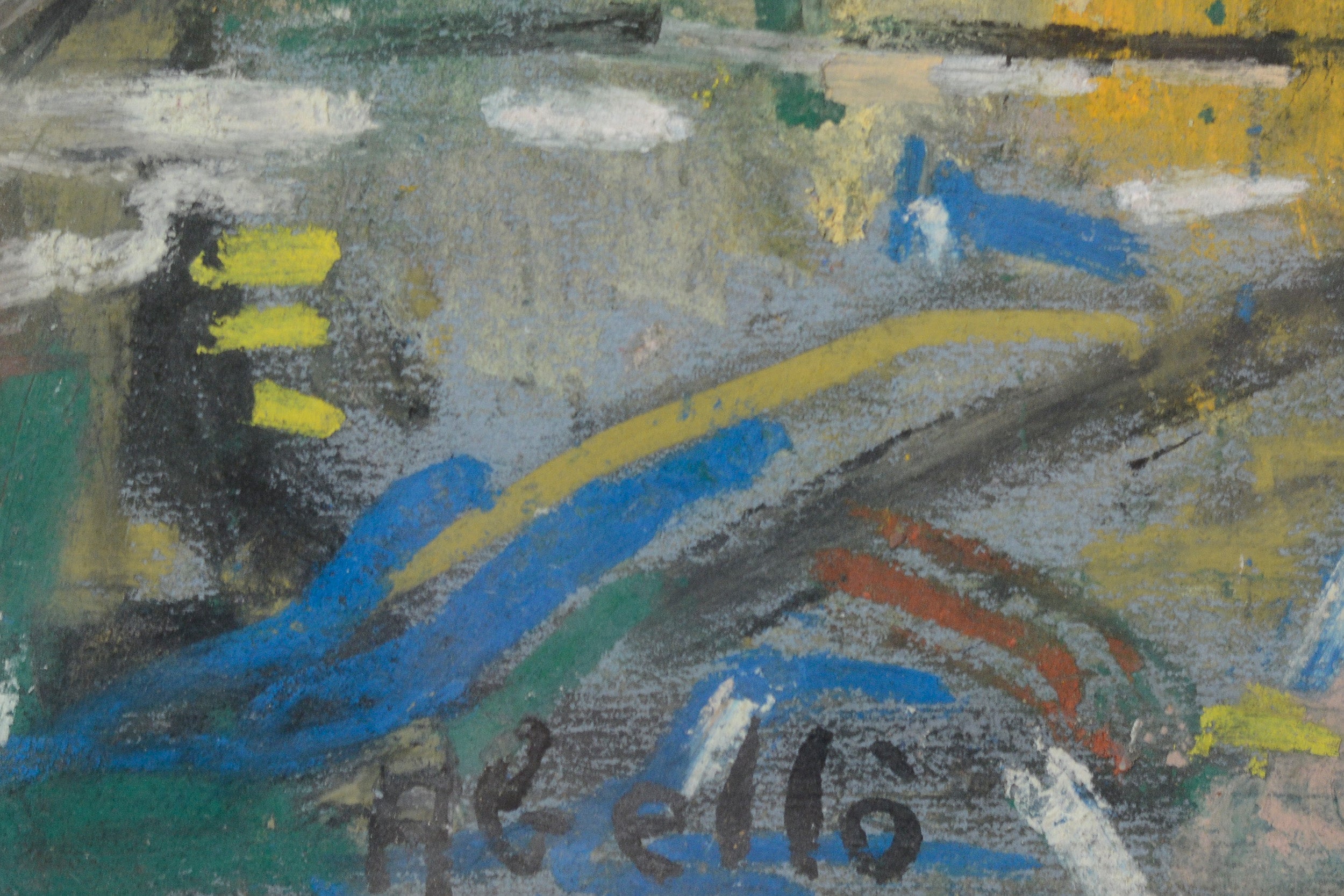 Artwork by Joan Abelló, Seine and Notre-Dame de Paris, Made of Pastel 