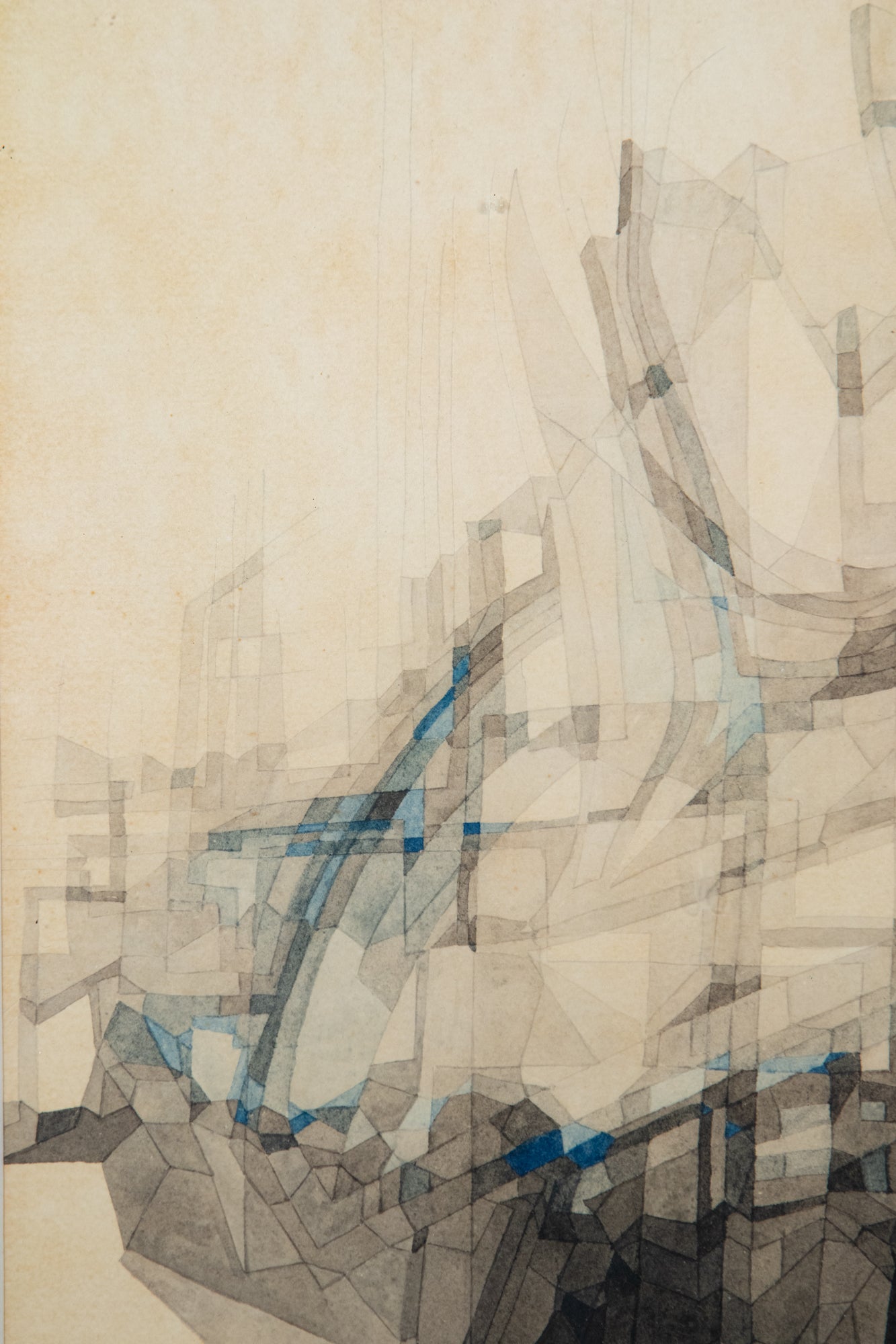 A series of four different drawings on a piece of paper.